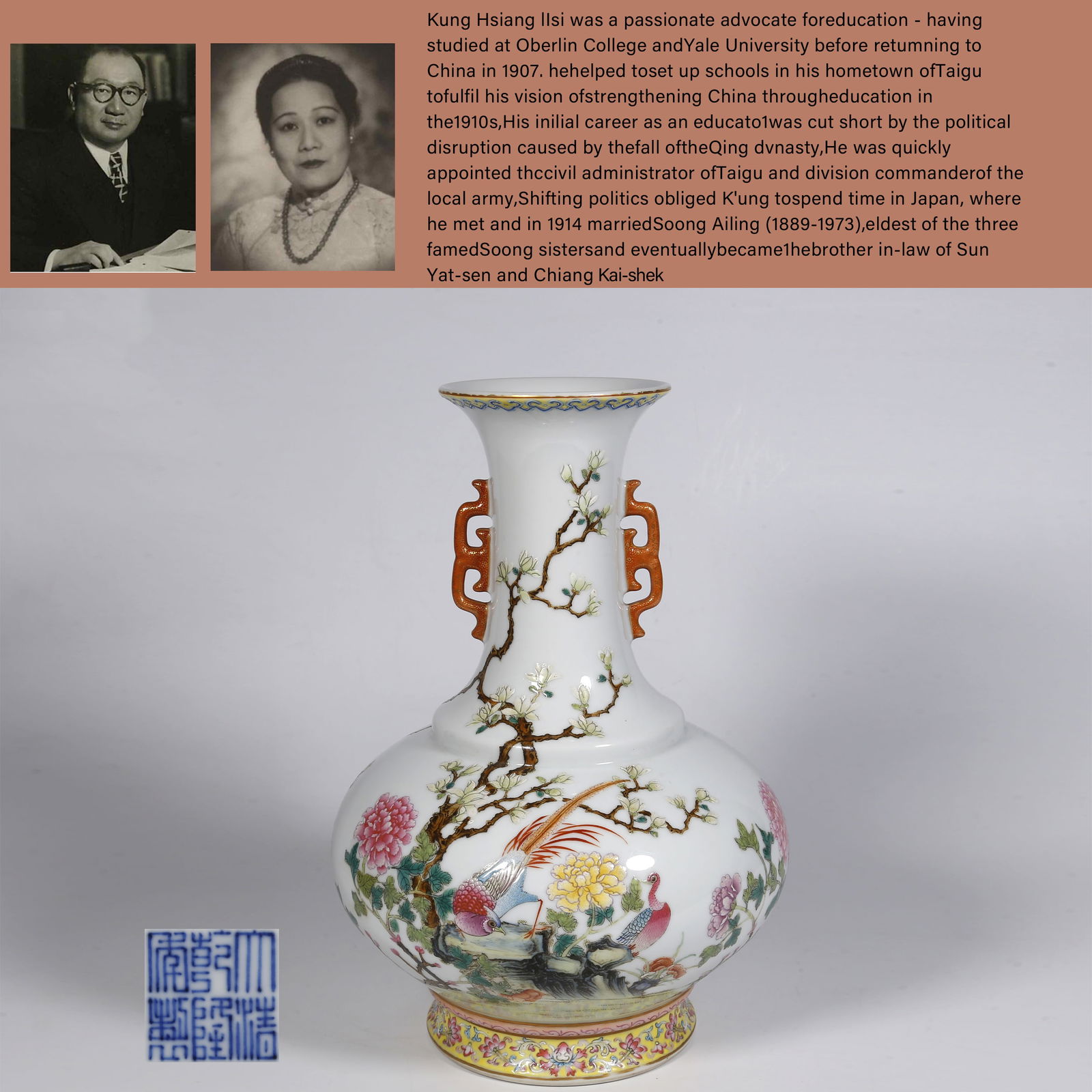 A FAMILLE-ROSE PORCELAIN DISPLAY BOTTLE. (1 of 11)