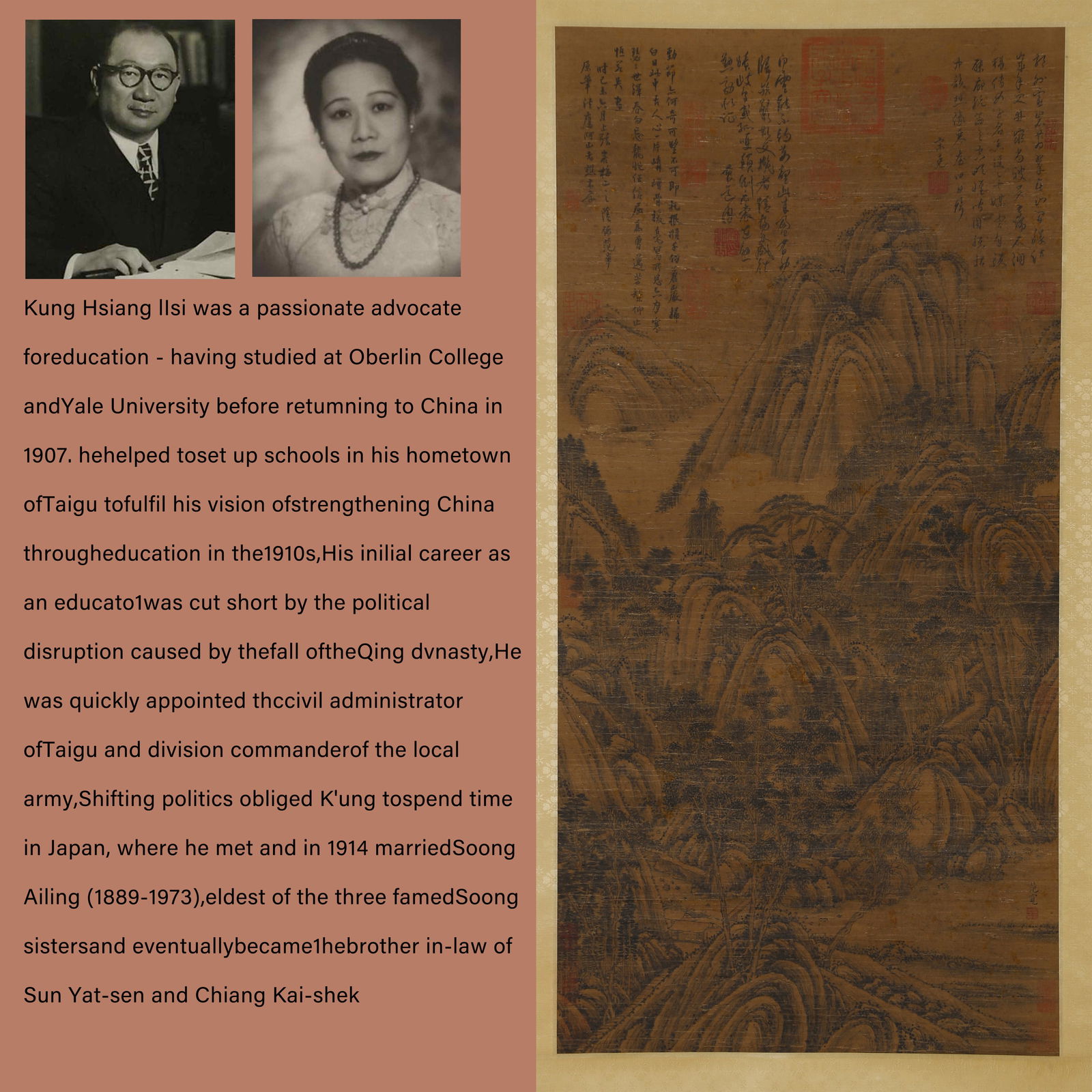 A LANDSCAPE PAINTING ON SILK, BY FAN KUAN.范宽: Landscape Painting on Silk, Painted by Fan Kuan.范宽PROVENANCE: Highlight of this sale is part of the collection of K'ung Hsiang-Hsi (Kong Xiangxi, 孔祥熙, 1880-1967). Bo