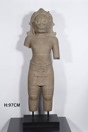 A STONE STATUE OF NARASIMHA (VISHNU'S LION-MAN INCARNATION)