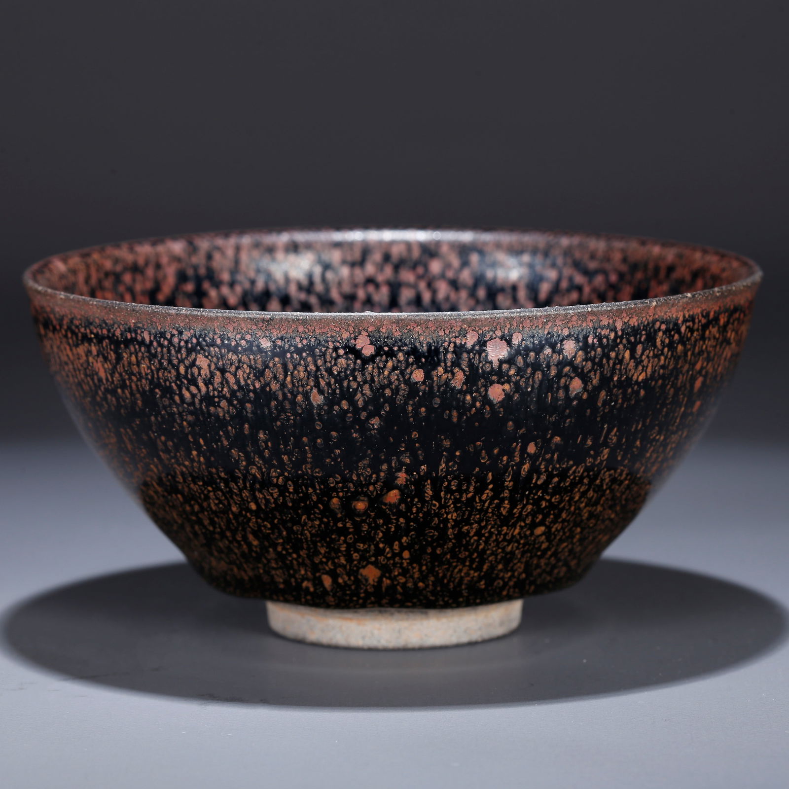 A OIL SPOT GLAZE TEA CUP: Oil Spot Glaze Tea Cup