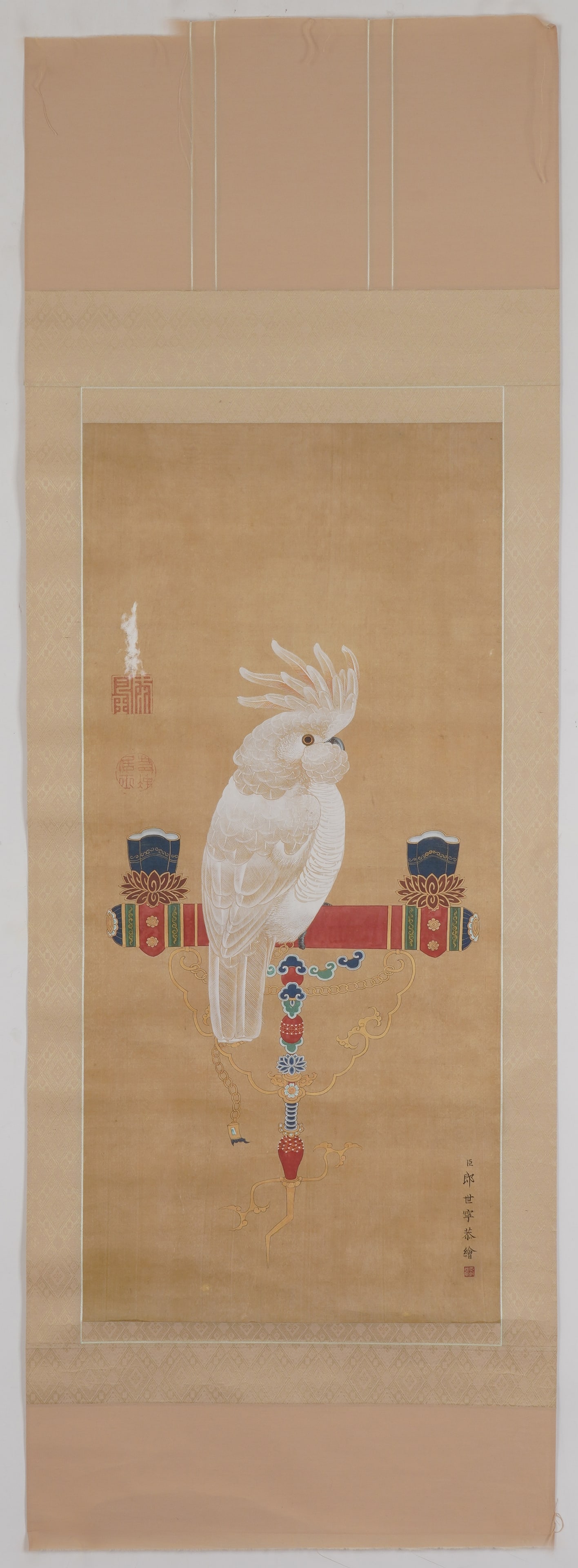A BIRD PAINTING BY GIUSEPPE CASTIGLIONE (LANG SHINING).郎世寧 (1 of 11)