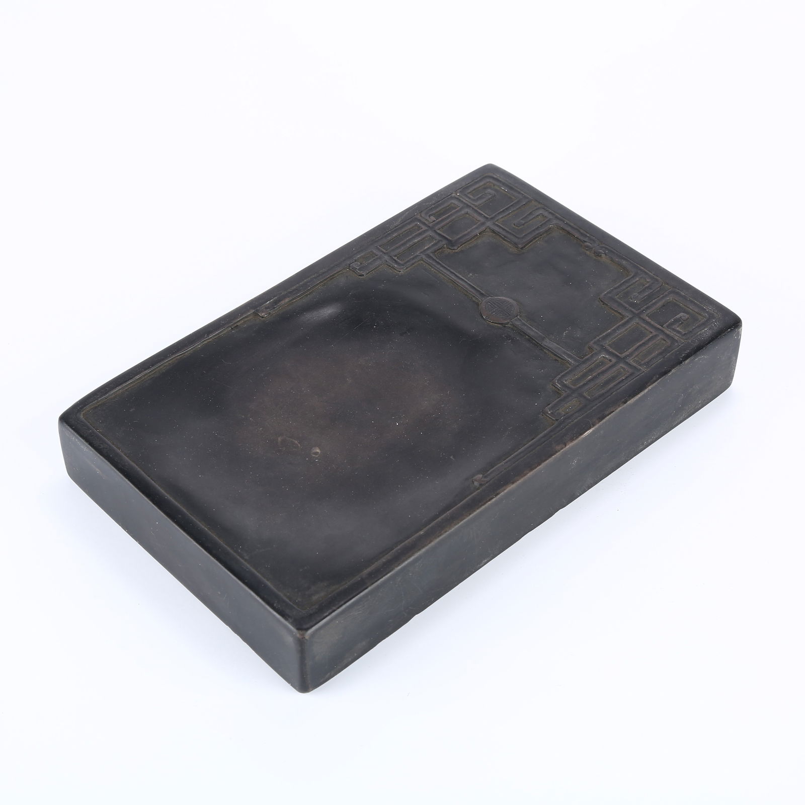 A DUAN STONE INKSTONE: Duan stone inkstone