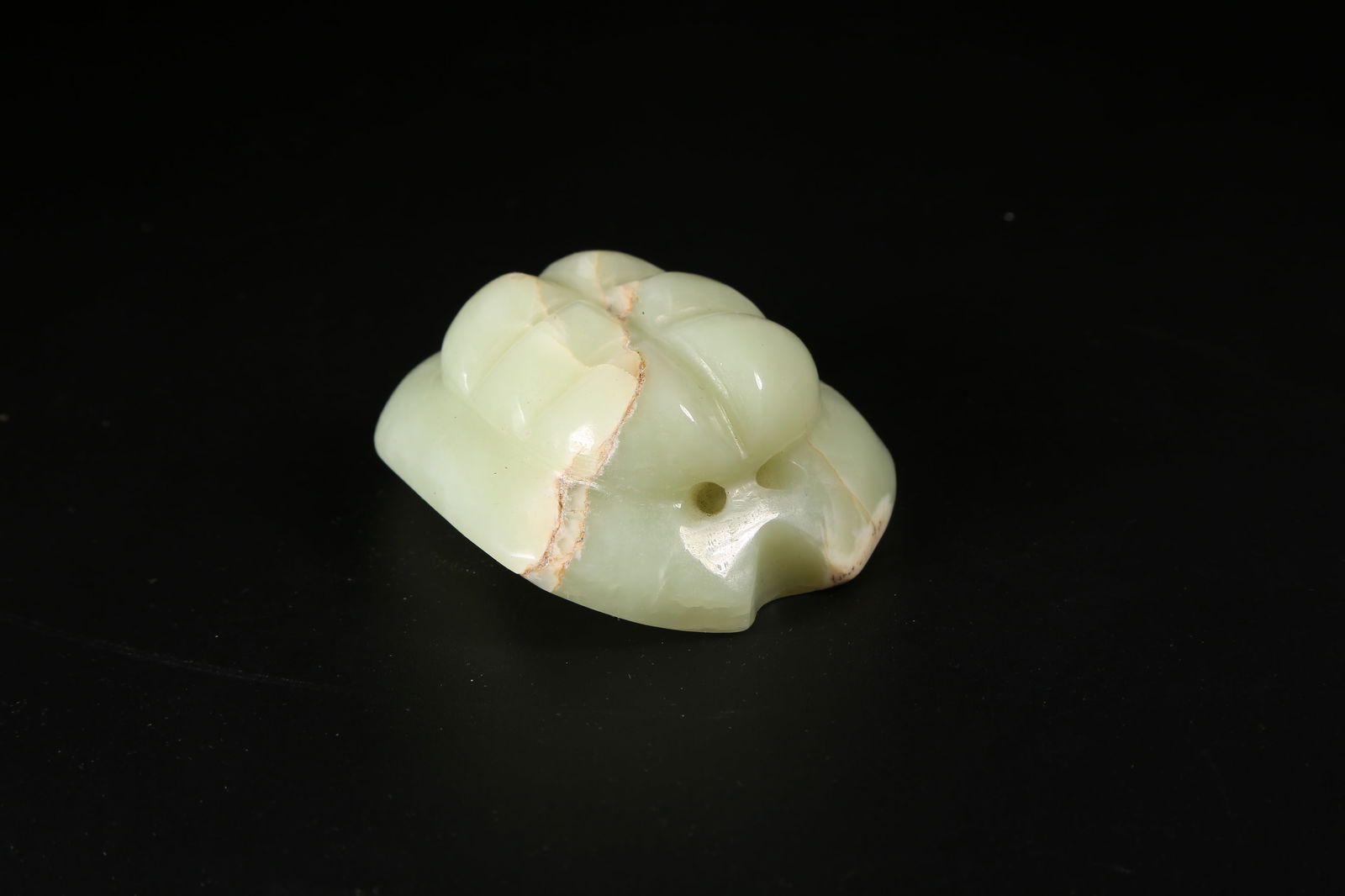 A ANCIENT JADE TURTLE-BACK - 4