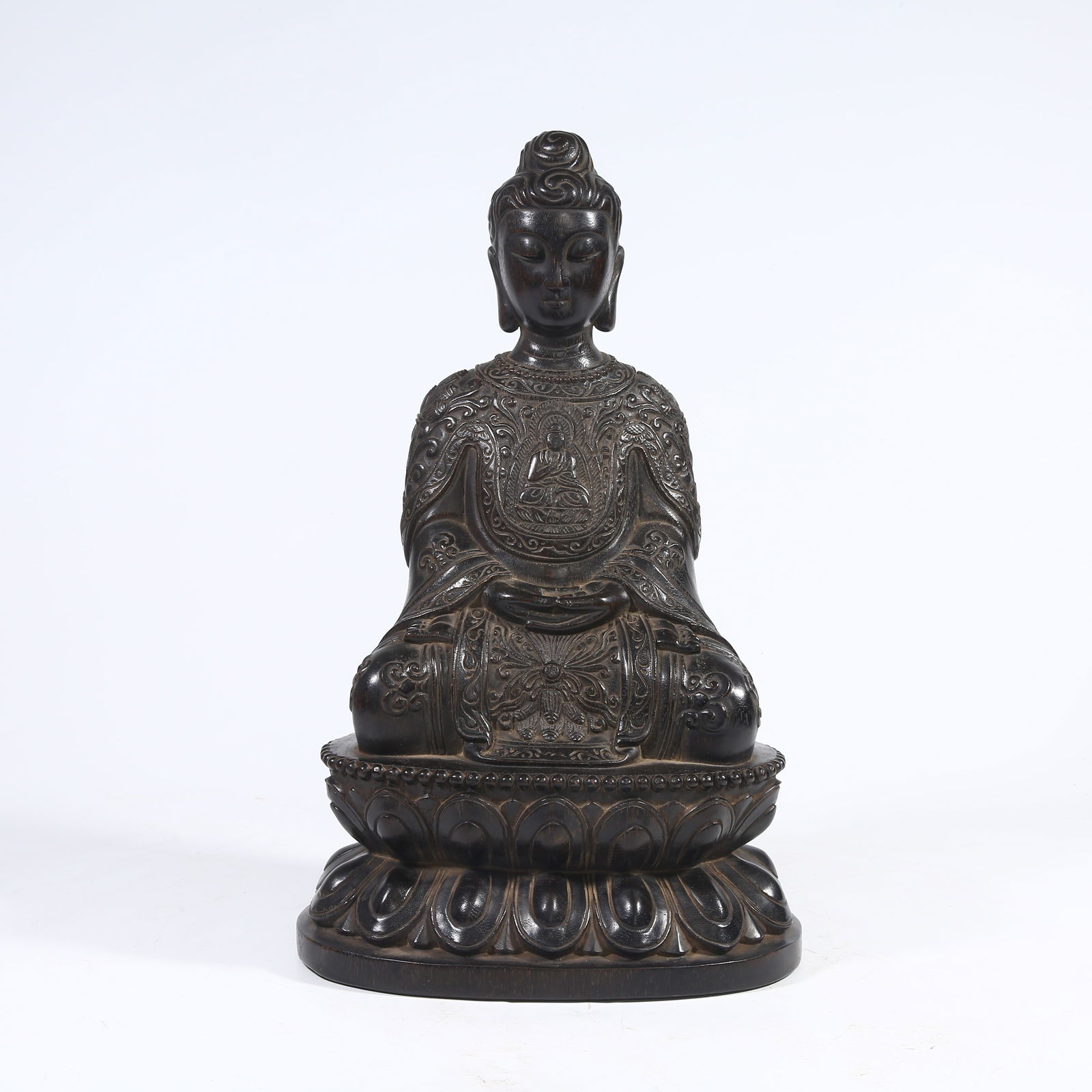 A AGARWOOD STATUE OF AMITABHA (1 of 8)