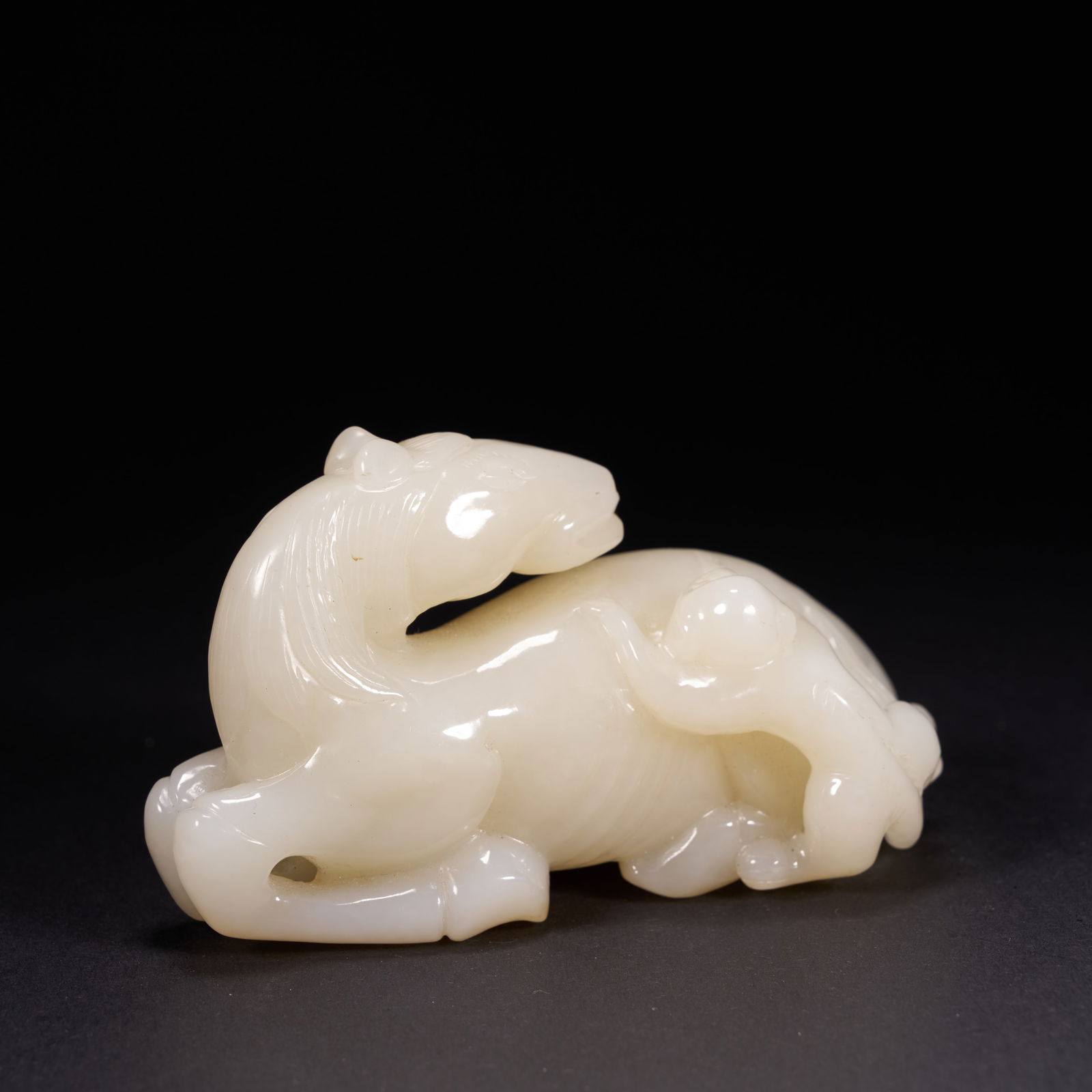 A HETIAN JADE "IMMEDIATE PROMOTION" (MASHANG FENGHOU) ORNAMENT, QING DYNASTY (1 of 9)