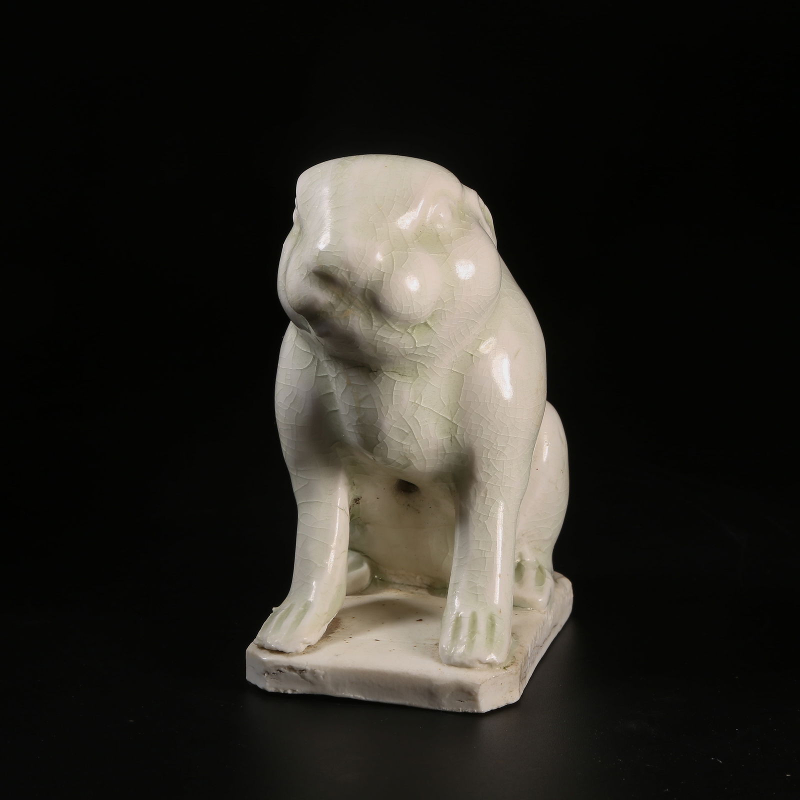 A SUI DYNASTY XING KILN WHITE RABBIT FIGURINE (1 of 8)