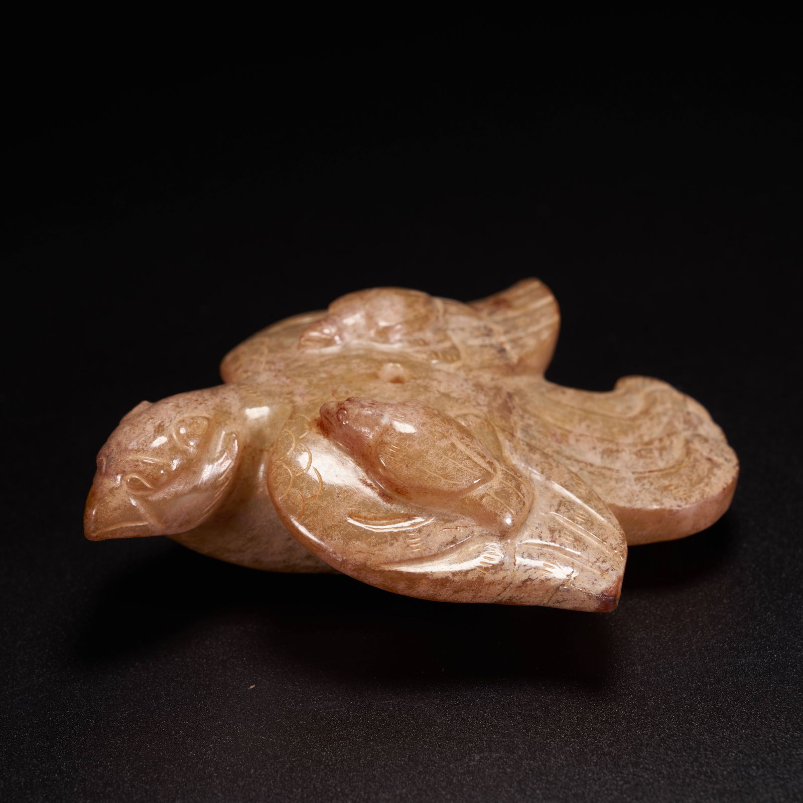 A HIGH-ANTIQUITY JADE DIVINE PHOENIX (1 of 8)