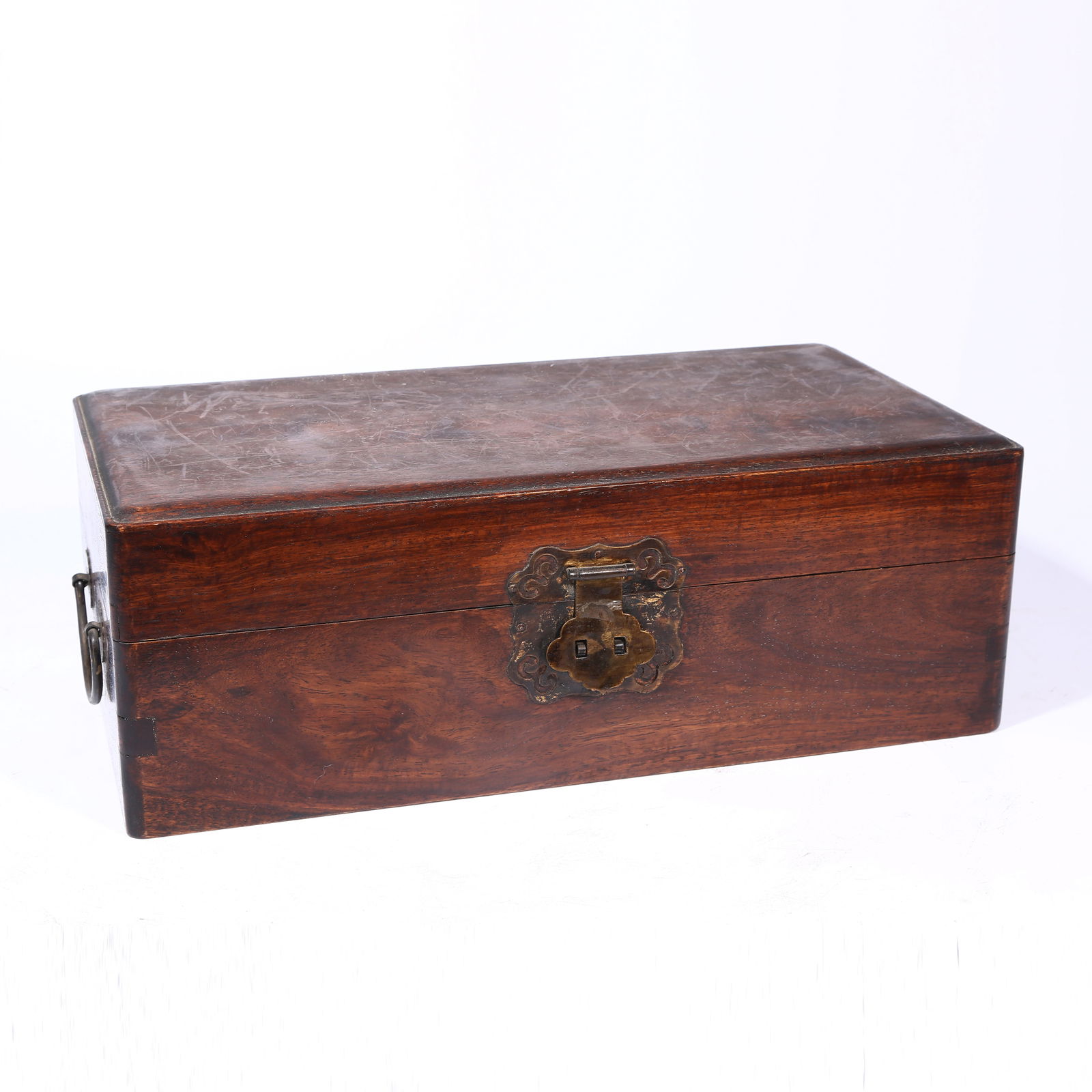 A HUANGHUALI WOOD COVERED BOX (1 of 10)