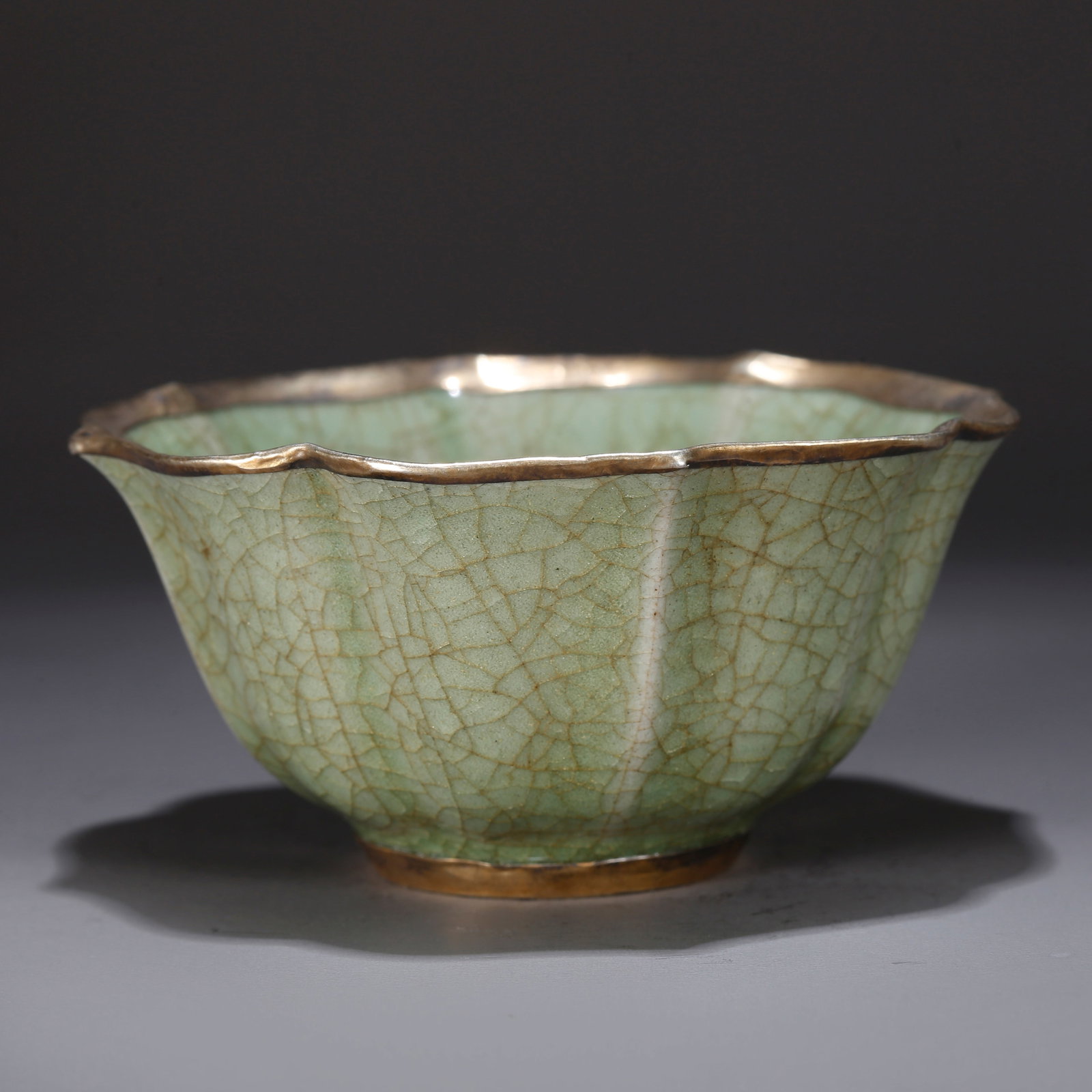 A IMPERIAL KILN GILDED CUP (1 of 9)