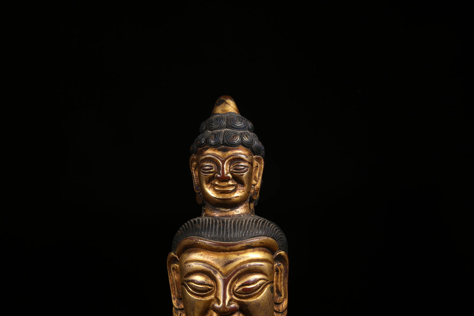 A GILT BRONZE SEAL - 2