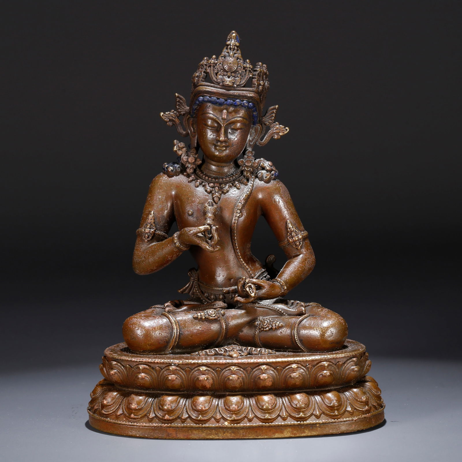 A BRONZE STATUE OF VAJRASATTVA (1 of 10)