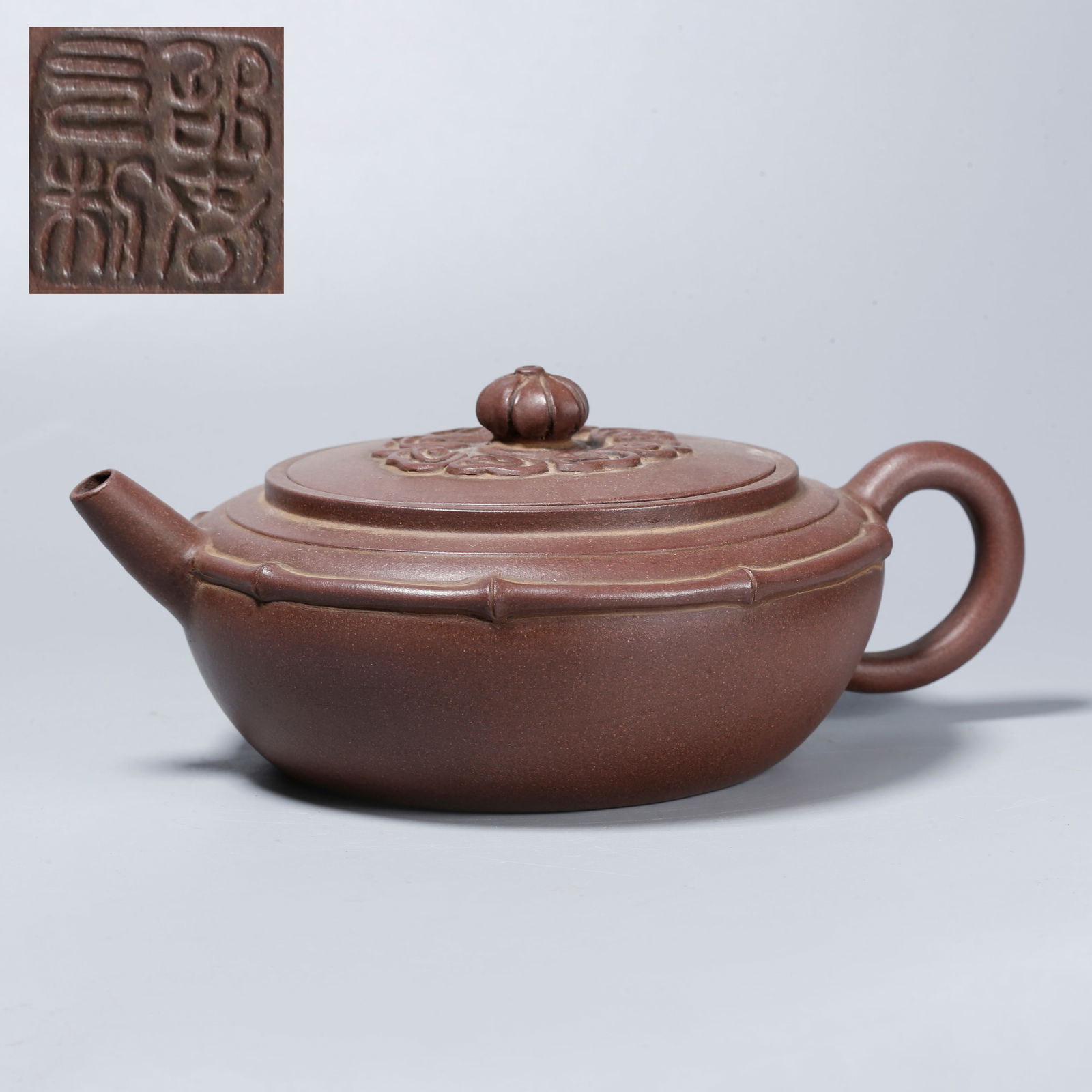 A ZISHA CARVED EWER (1 of 9)