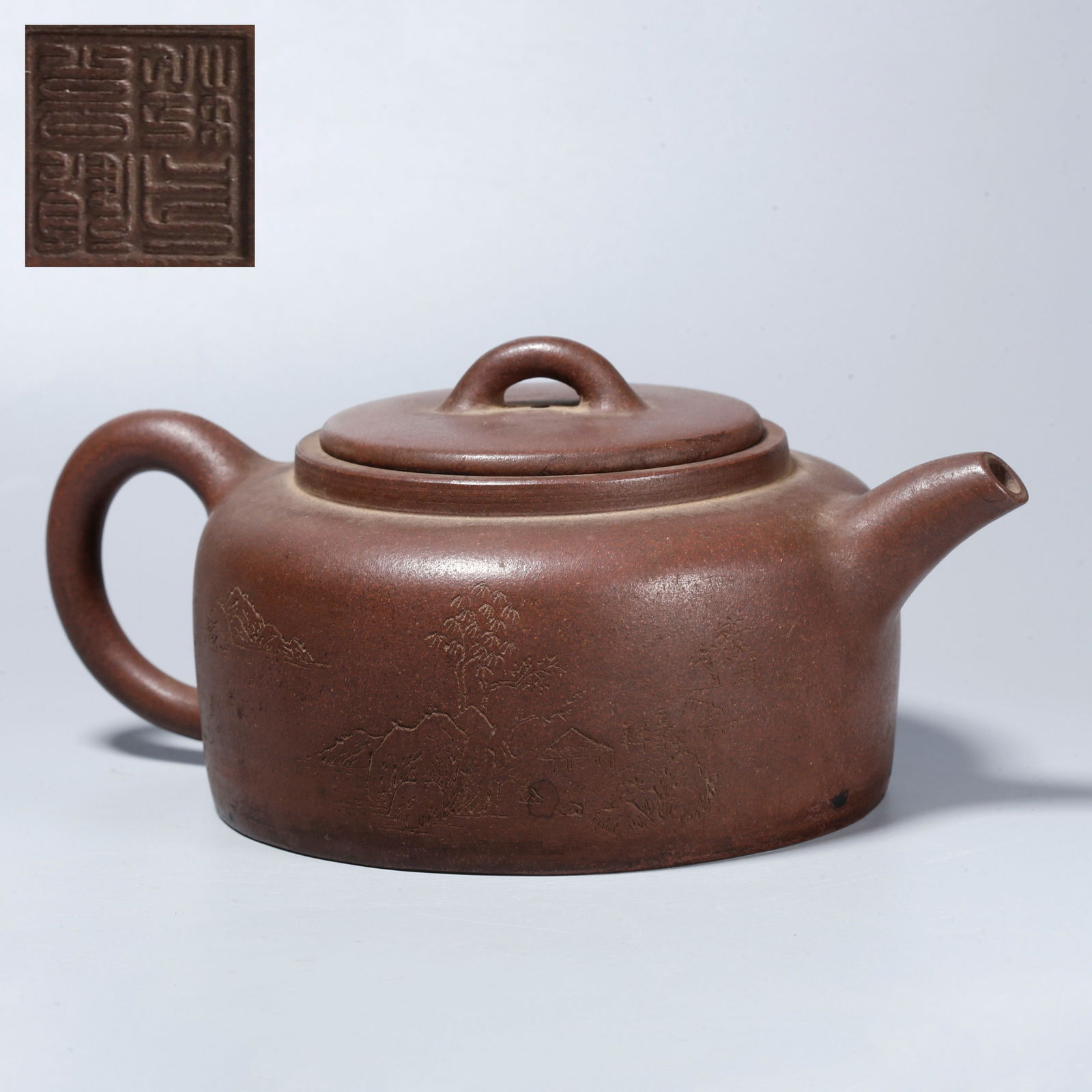 A ZISHA CARVED EWER (1 of 9)