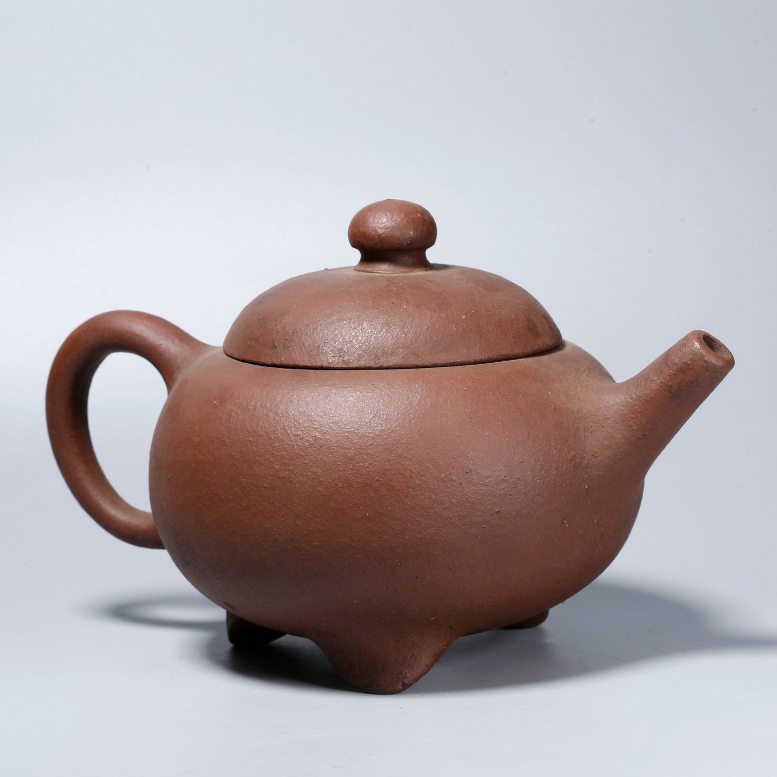 A ZISHA CARVED TRIPOD EWER (1 of 9)