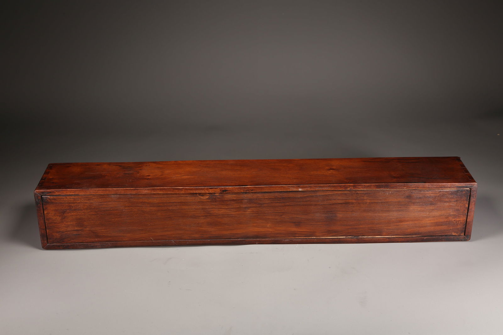 A HUANGHUALI RECTANGULAR LIDDED BOX - 10