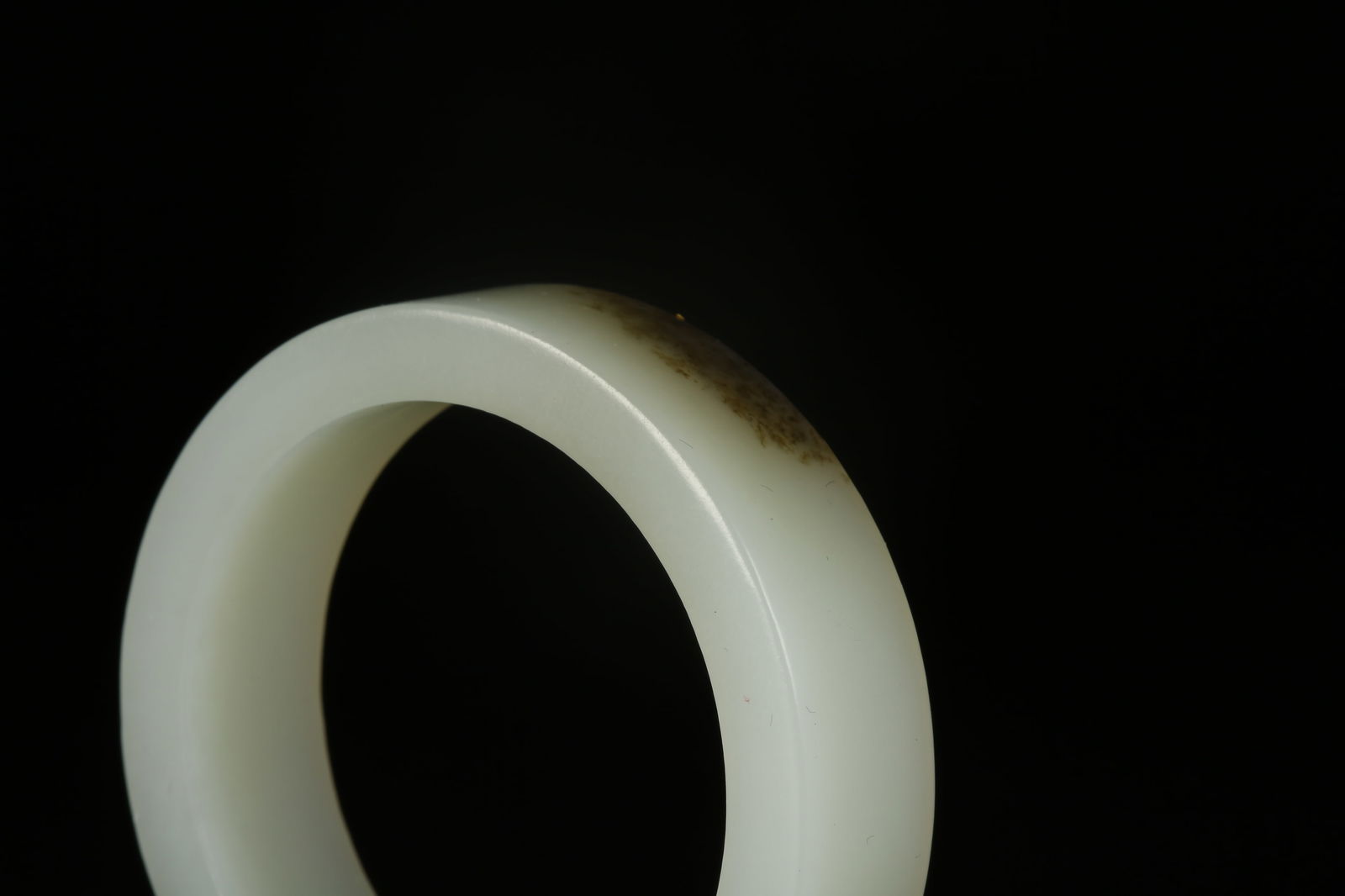 A HETIAN JADE RING - 2