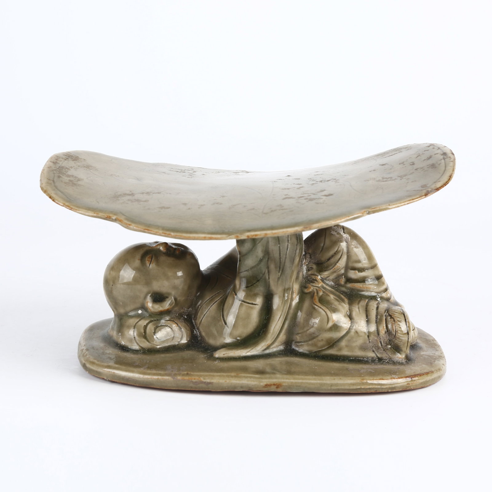 A YAOZHOU KILN CHILD PILLOW (1 of 9)