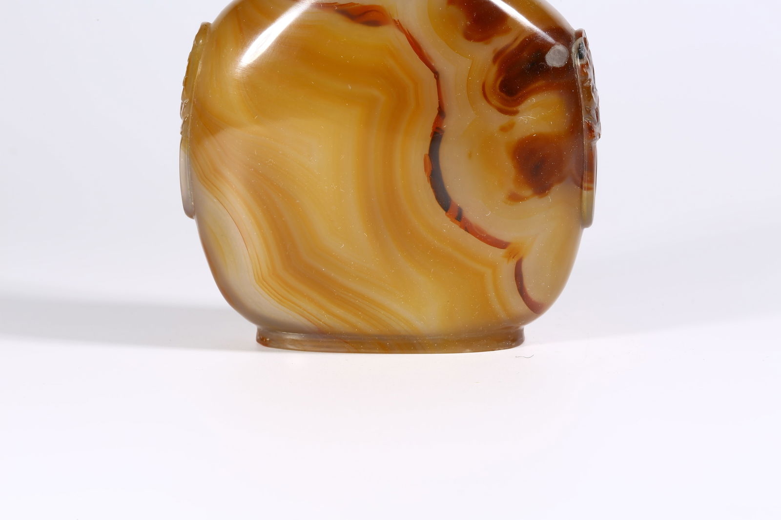 A AGATE SNUFF BOTTLE - 3