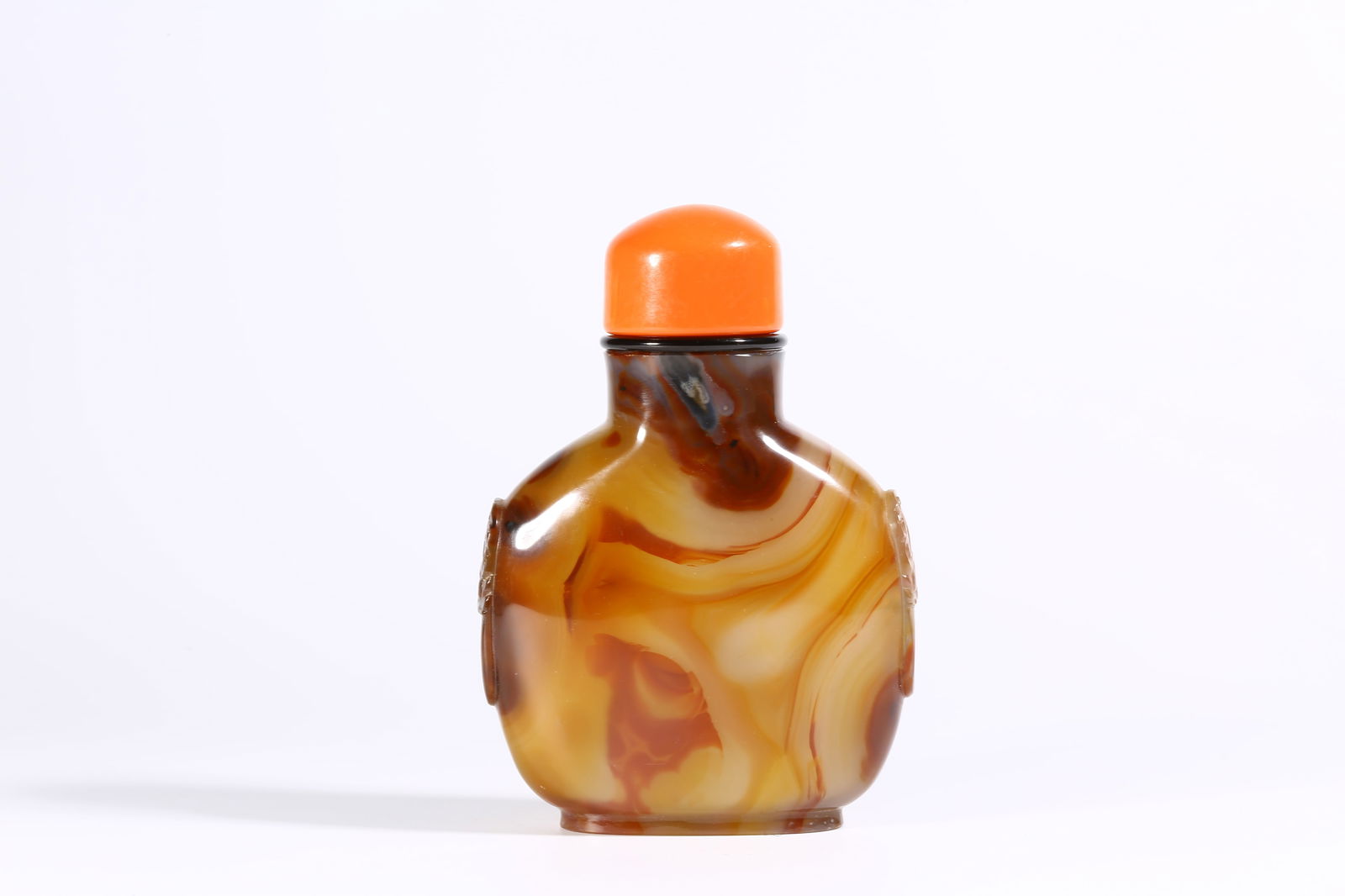 A AGATE SNUFF BOTTLE - 6