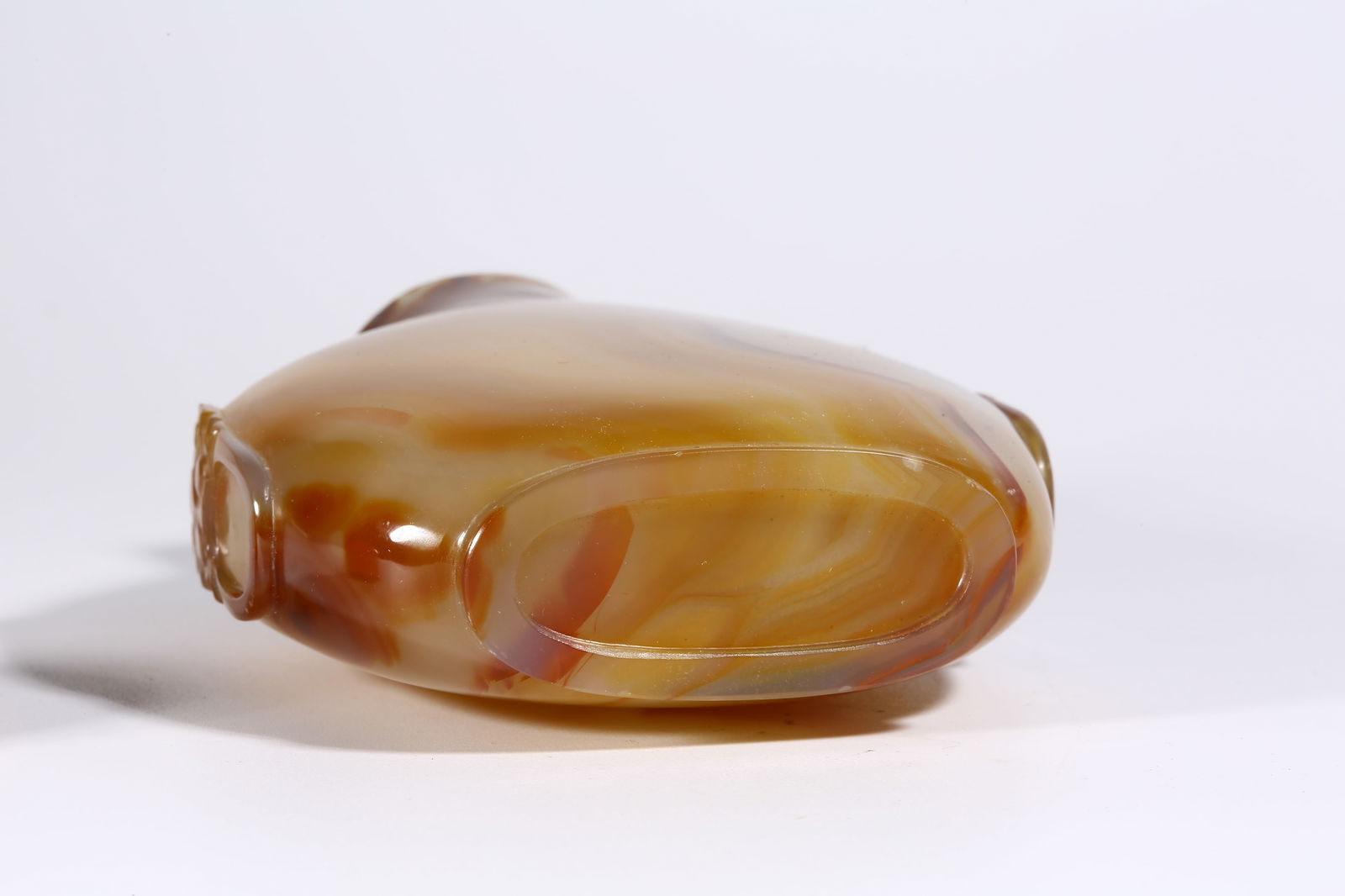 A AGATE SNUFF BOTTLE - 9