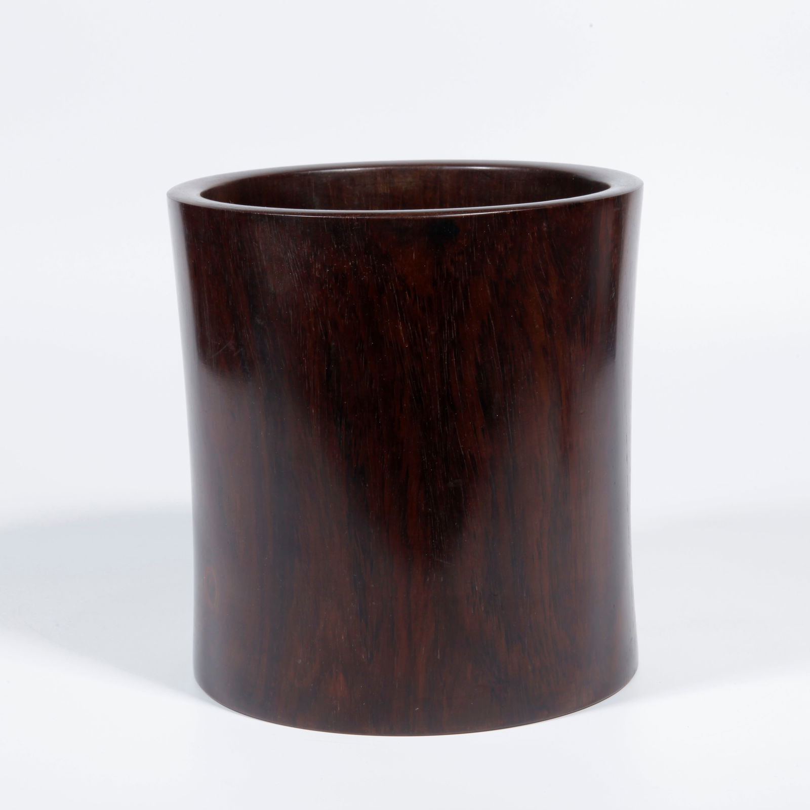 A ZITAN WOOD CARVING BRUSH HOLDER (1 of 8)