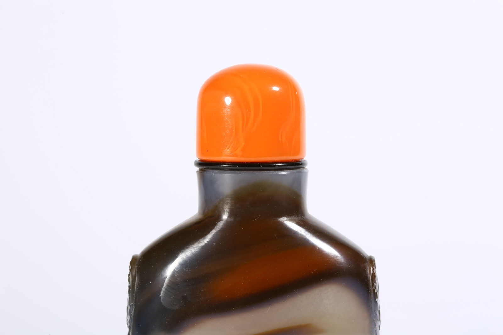 A AGATE SNUFF BOTTLE - 2