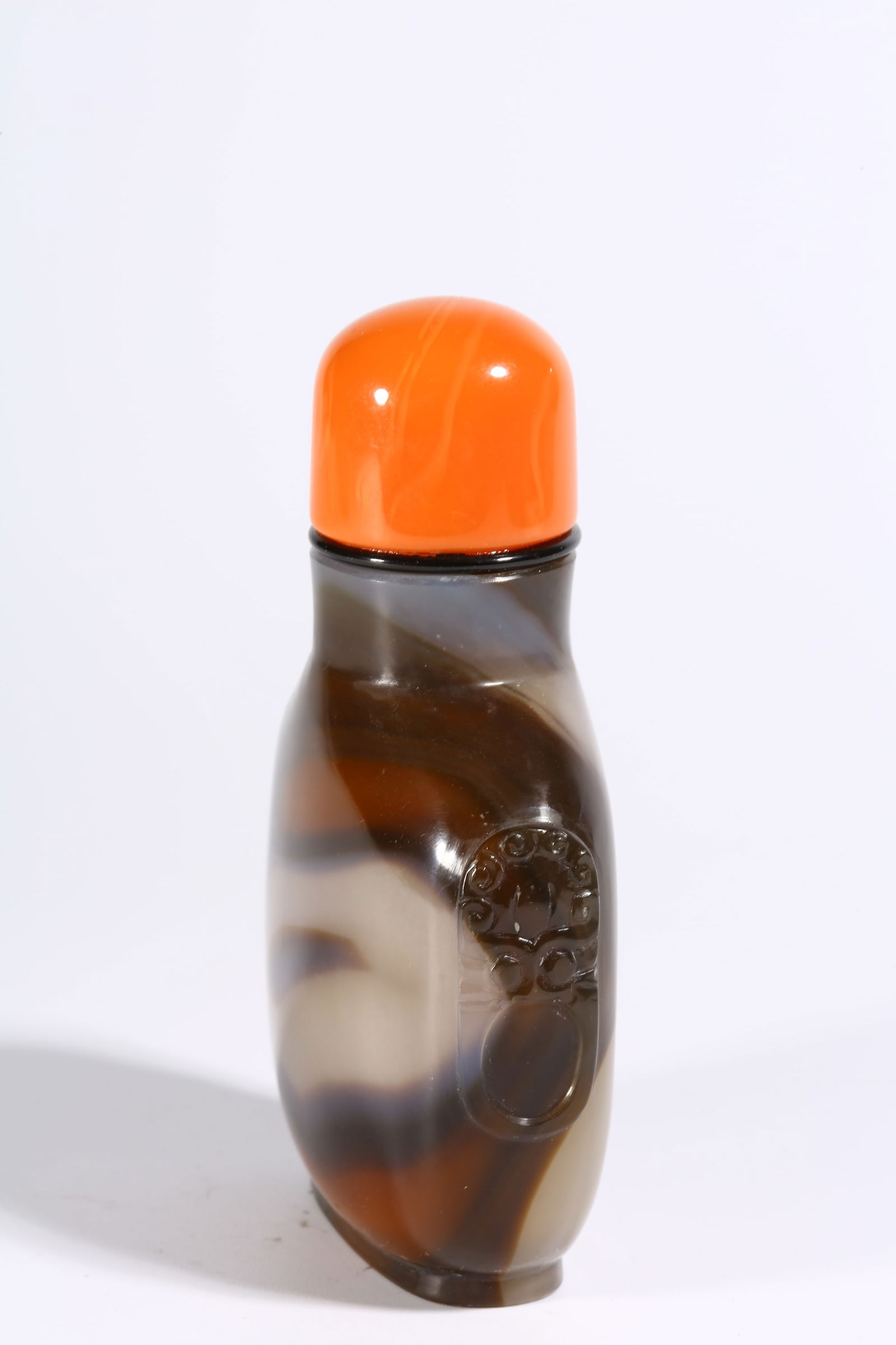 A AGATE SNUFF BOTTLE - 6