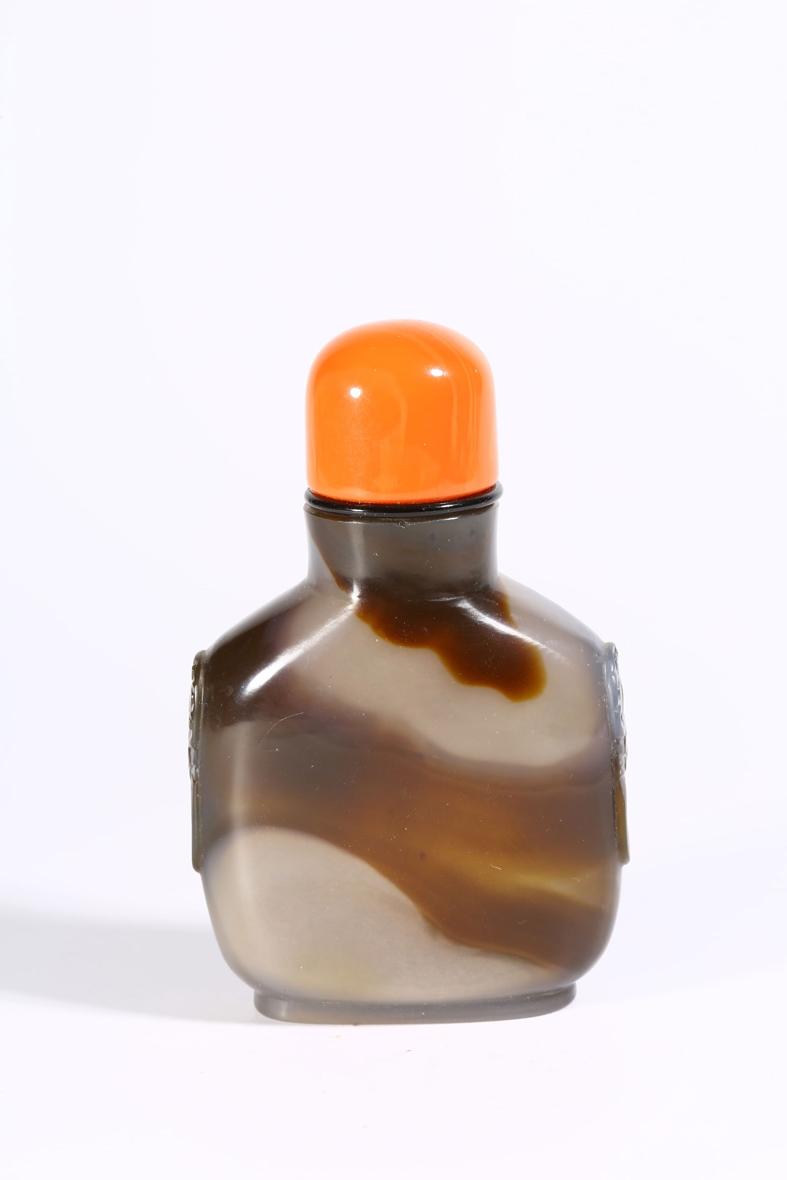 A AGATE SNUFF BOTTLE - 7
