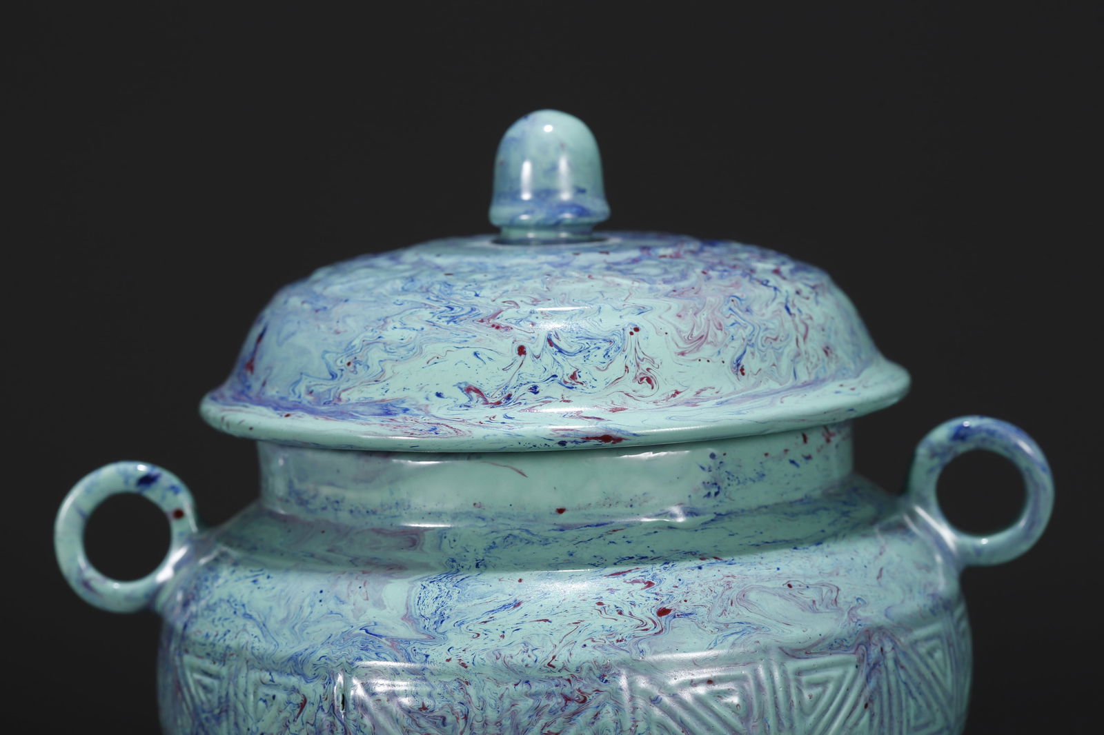 A JUN WARE INCENSE BURNER - 2