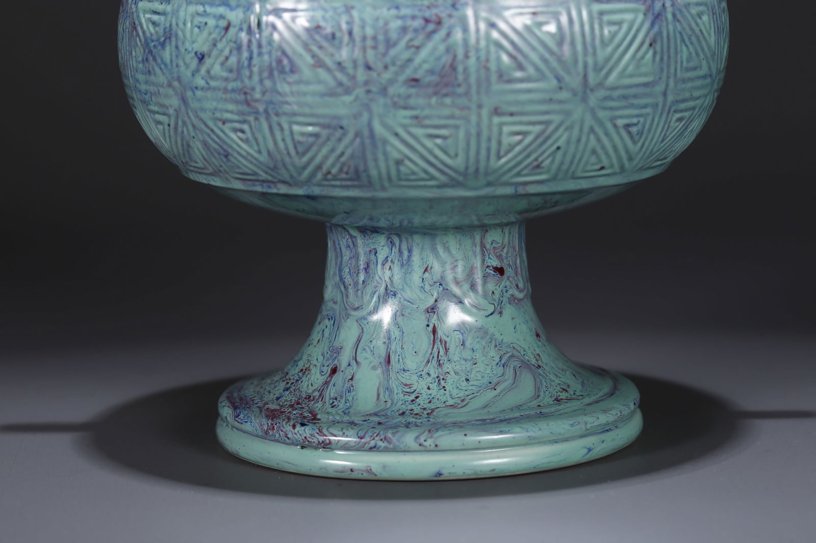 A JUN WARE INCENSE BURNER - 3