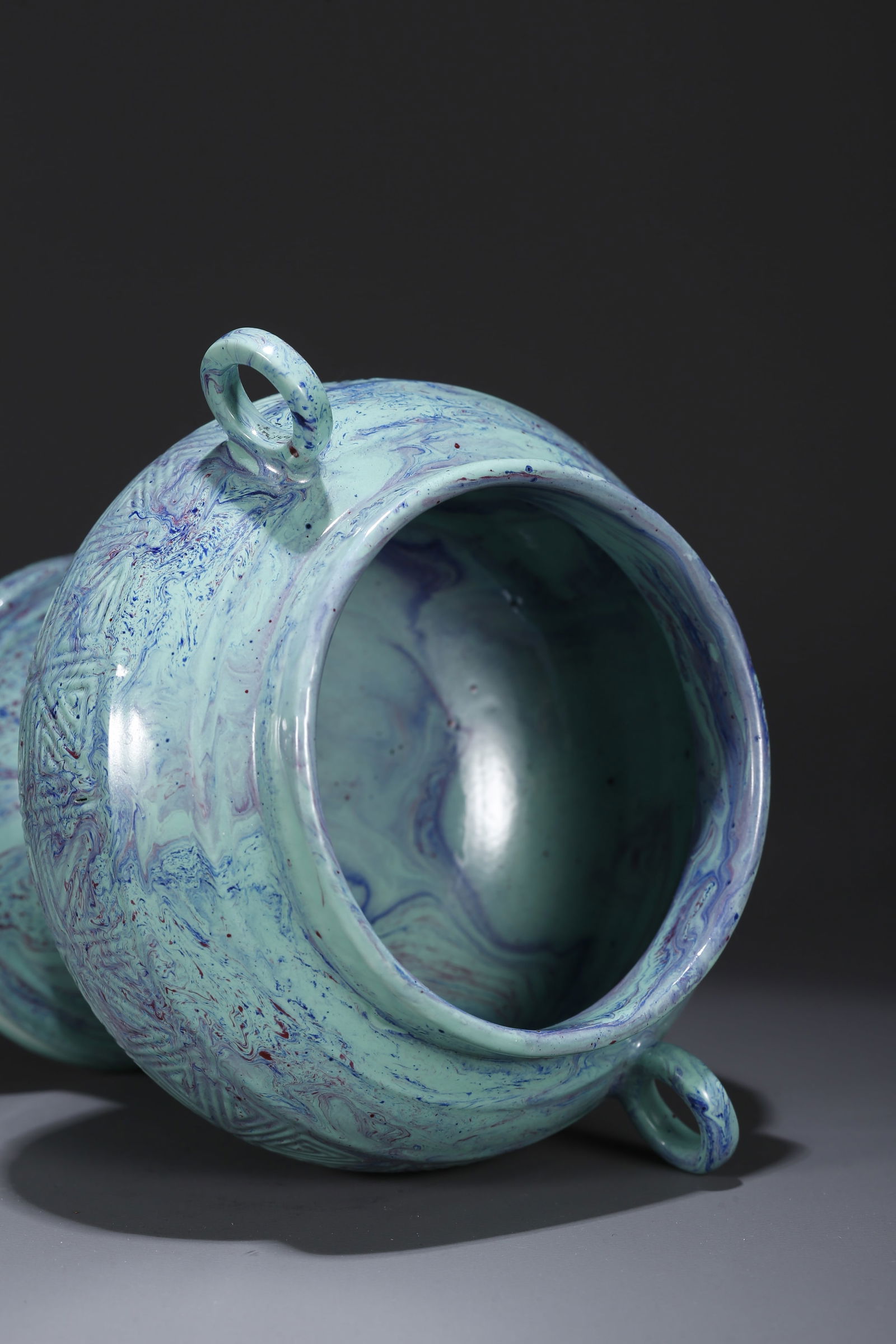 A JUN WARE INCENSE BURNER - 8