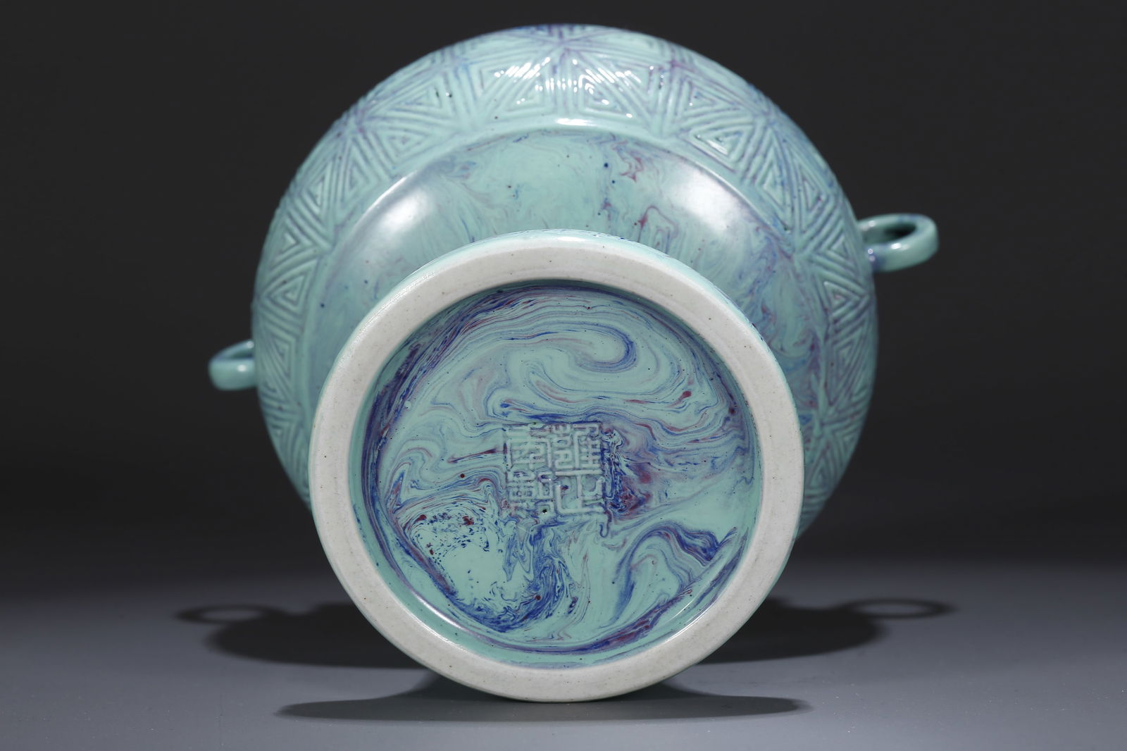 A JUN WARE INCENSE BURNER - 9