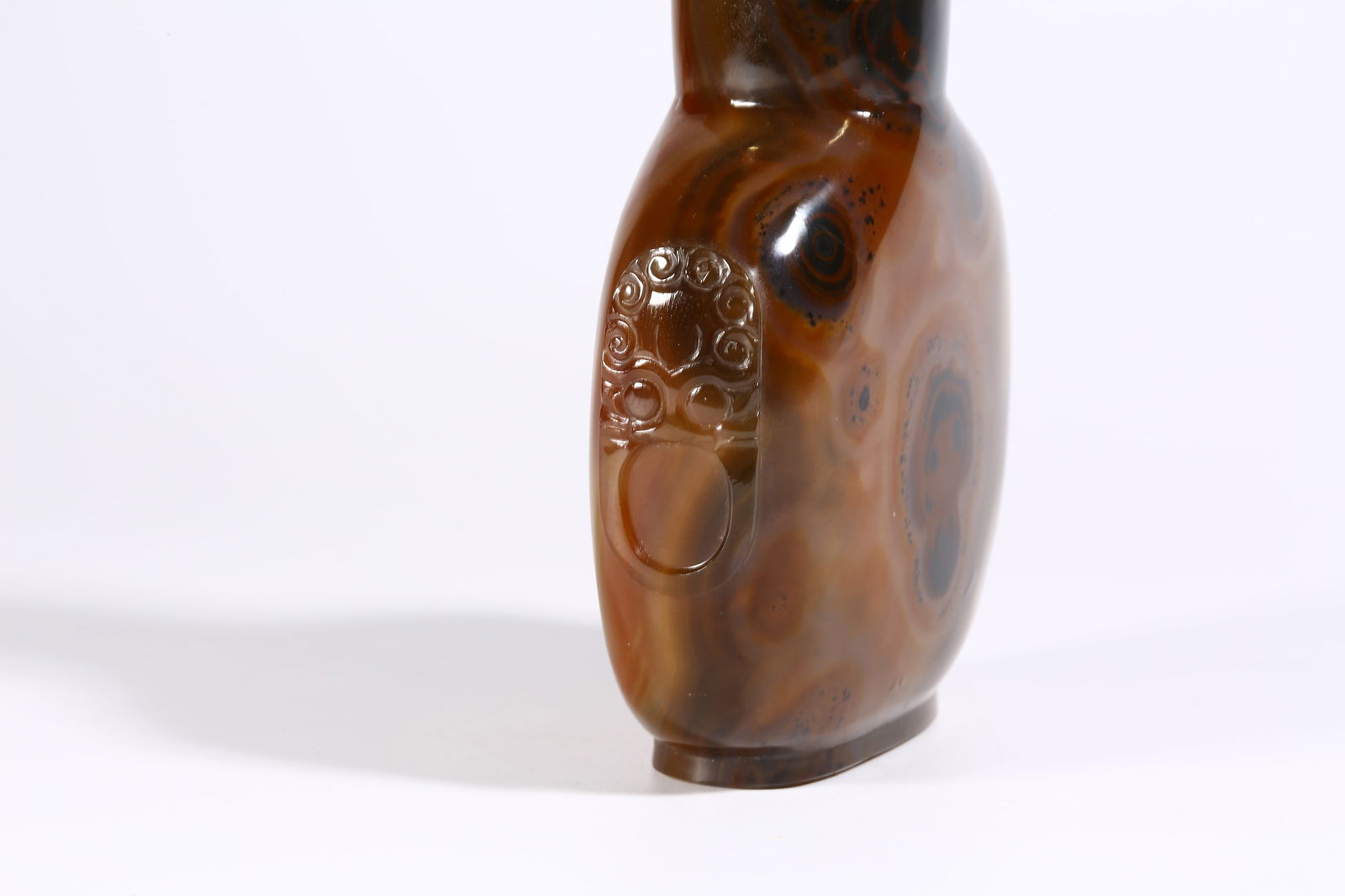 A AGATE SNUFF BOTTLE - 4