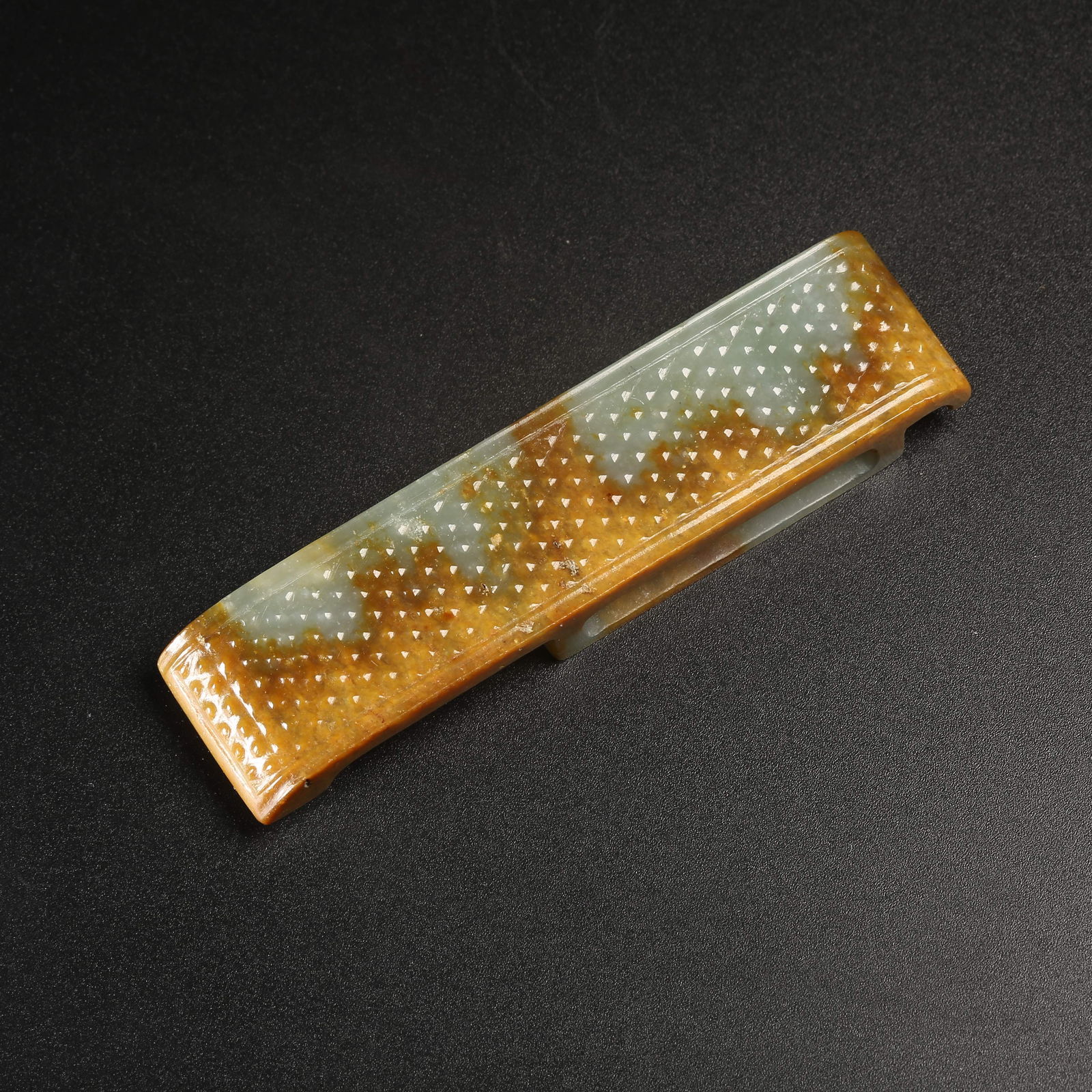 A ARCHAIC JADE SWORD POMMEL (1 of 8)