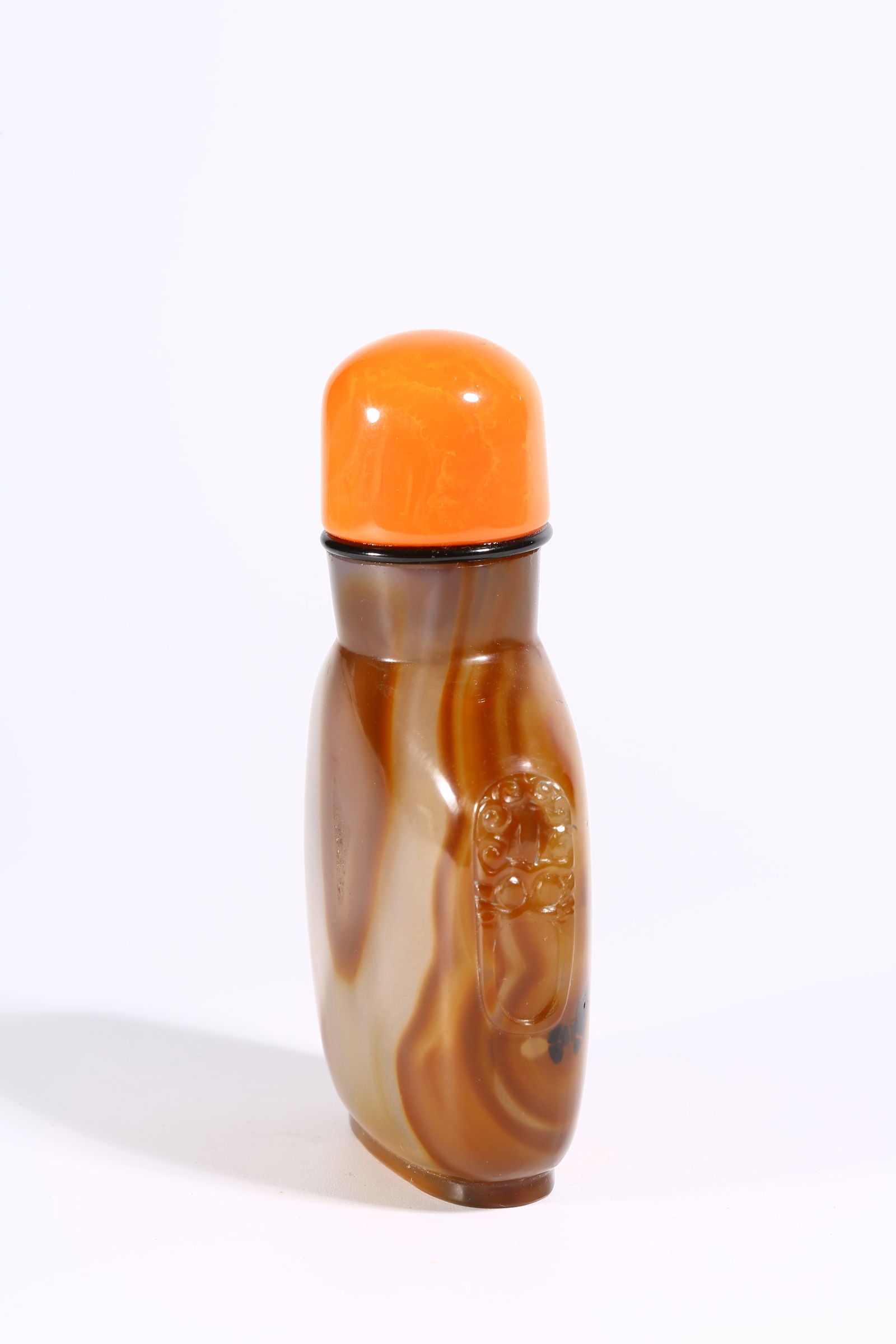 A AGATE SNUFF BOTTLE - 6