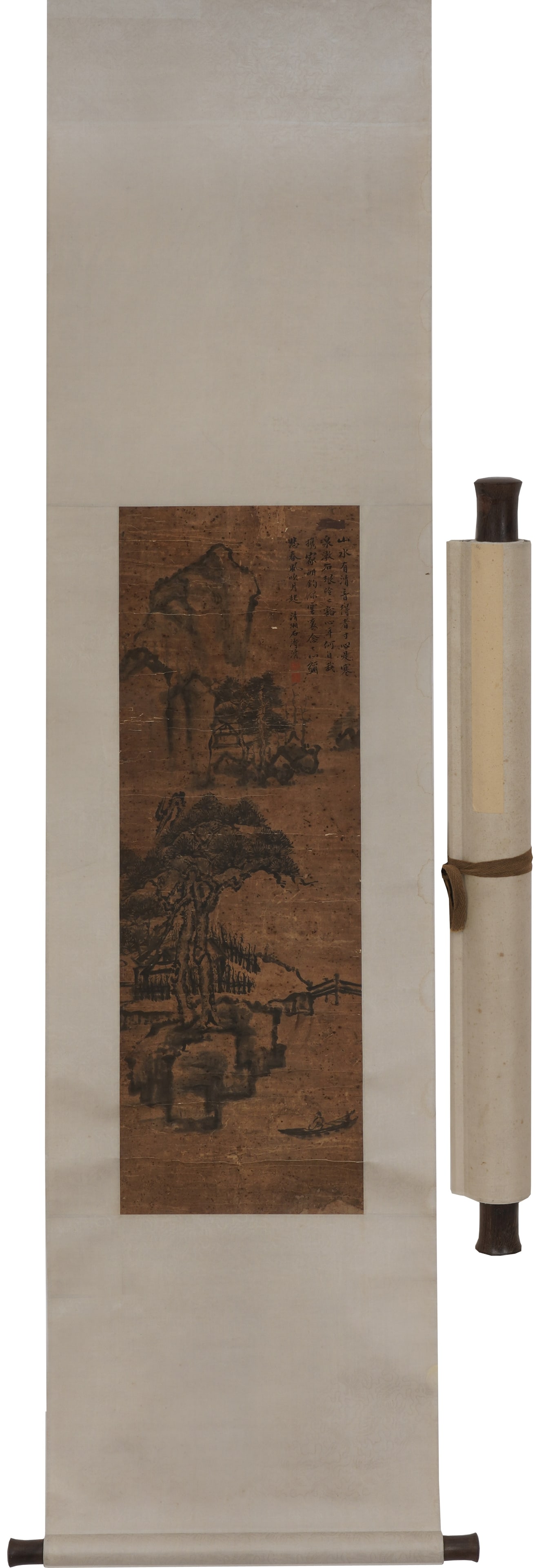 A LANDSCAPE PAINTING ON PAPER BY SHITAO.石濤 (1 of 13)