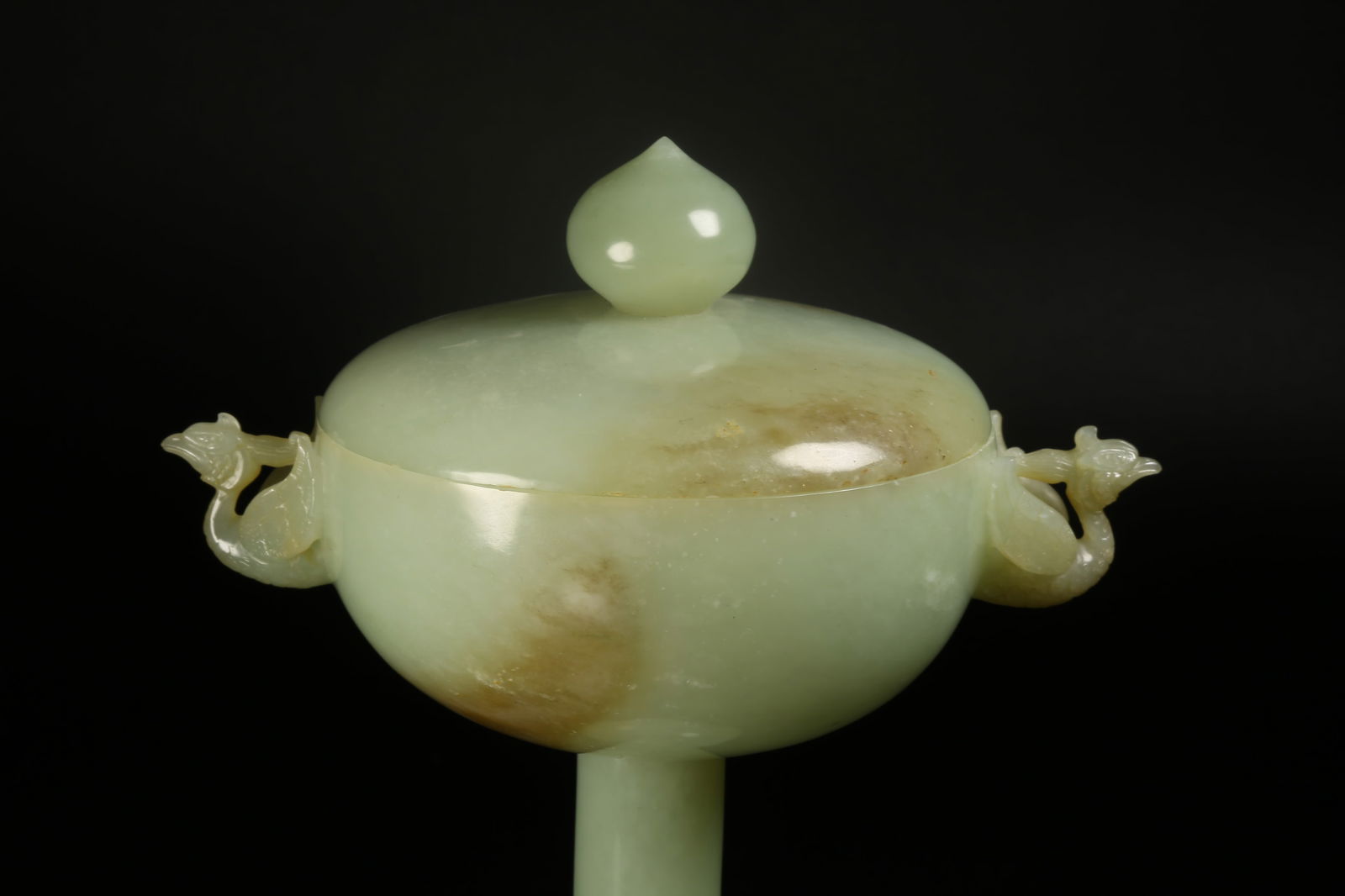 A HETIAN JADE BEANS - 2