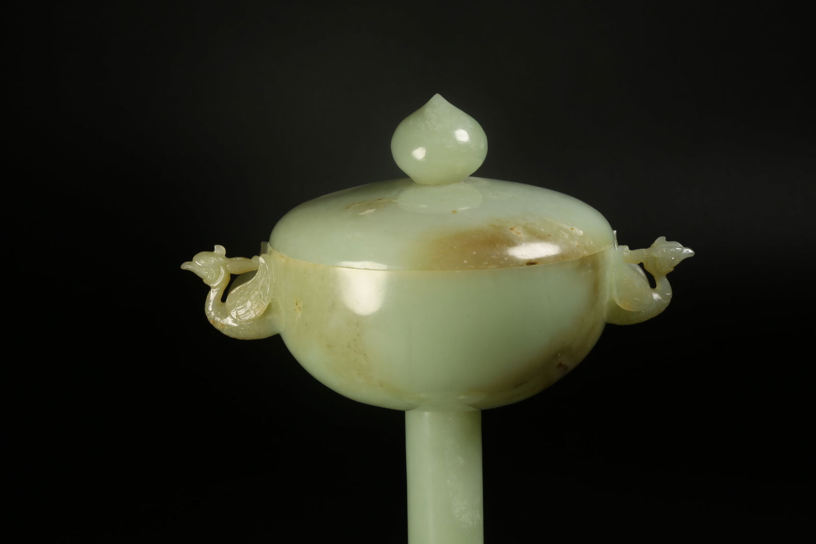 A HETIAN JADE BEANS - 7