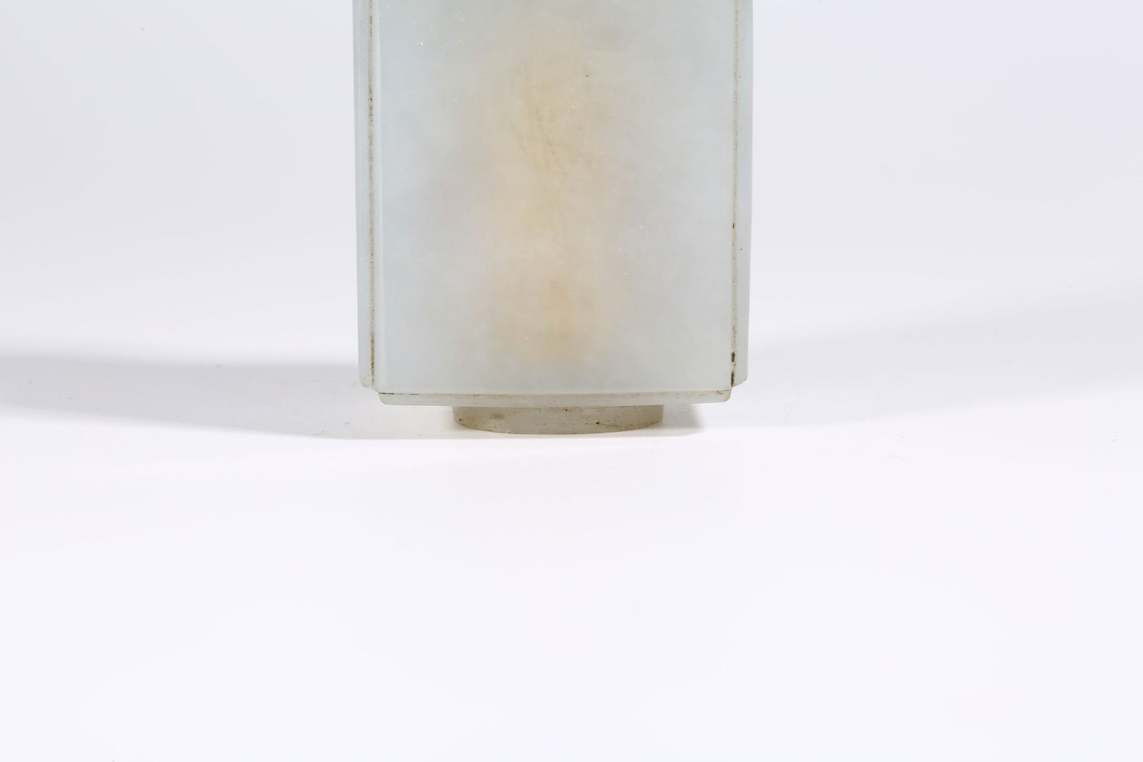A SQUARE JADEITE SNUFF BOTTLE - 3