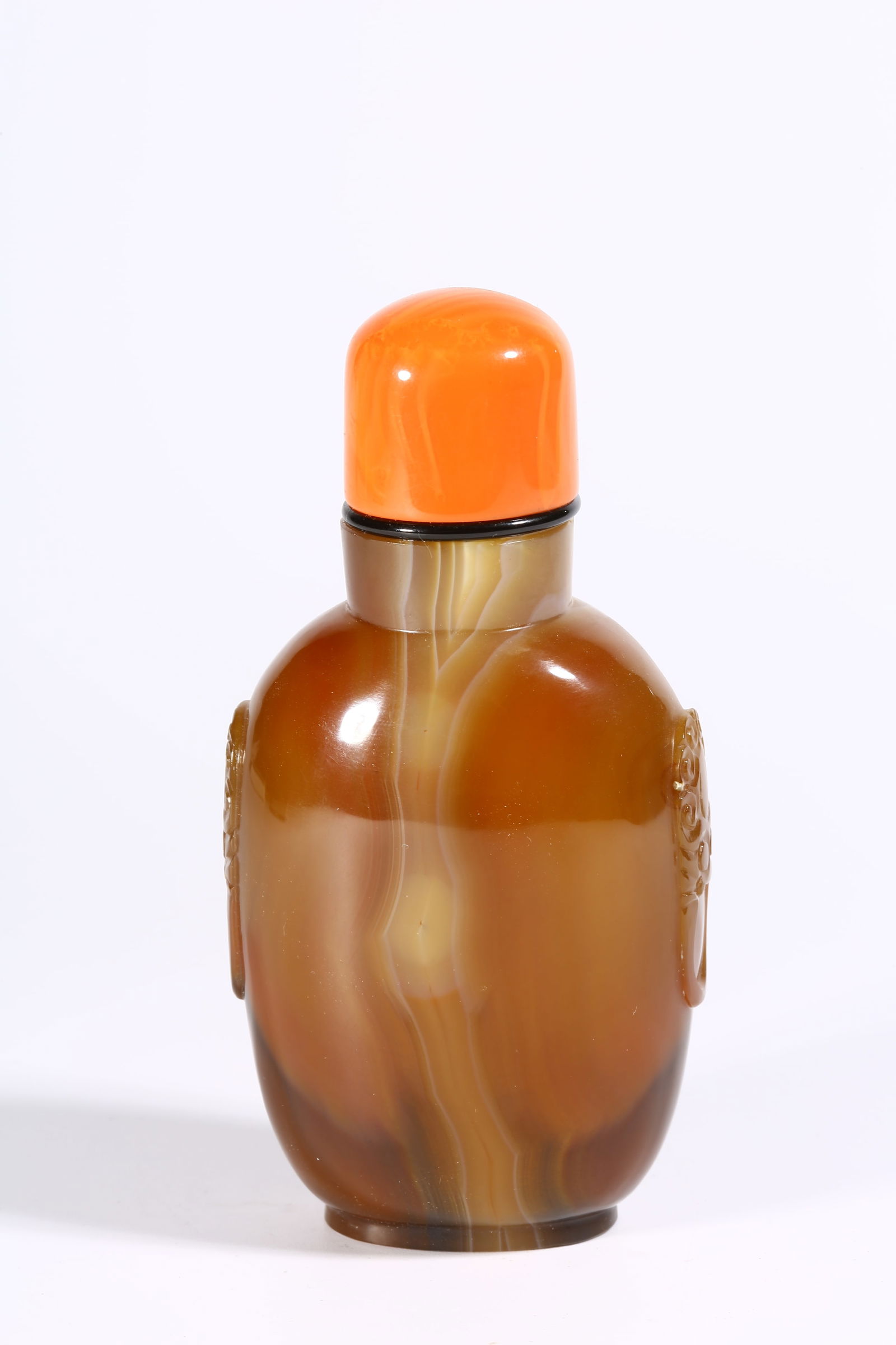 A AGATE SNUFF BOTTLE - 6