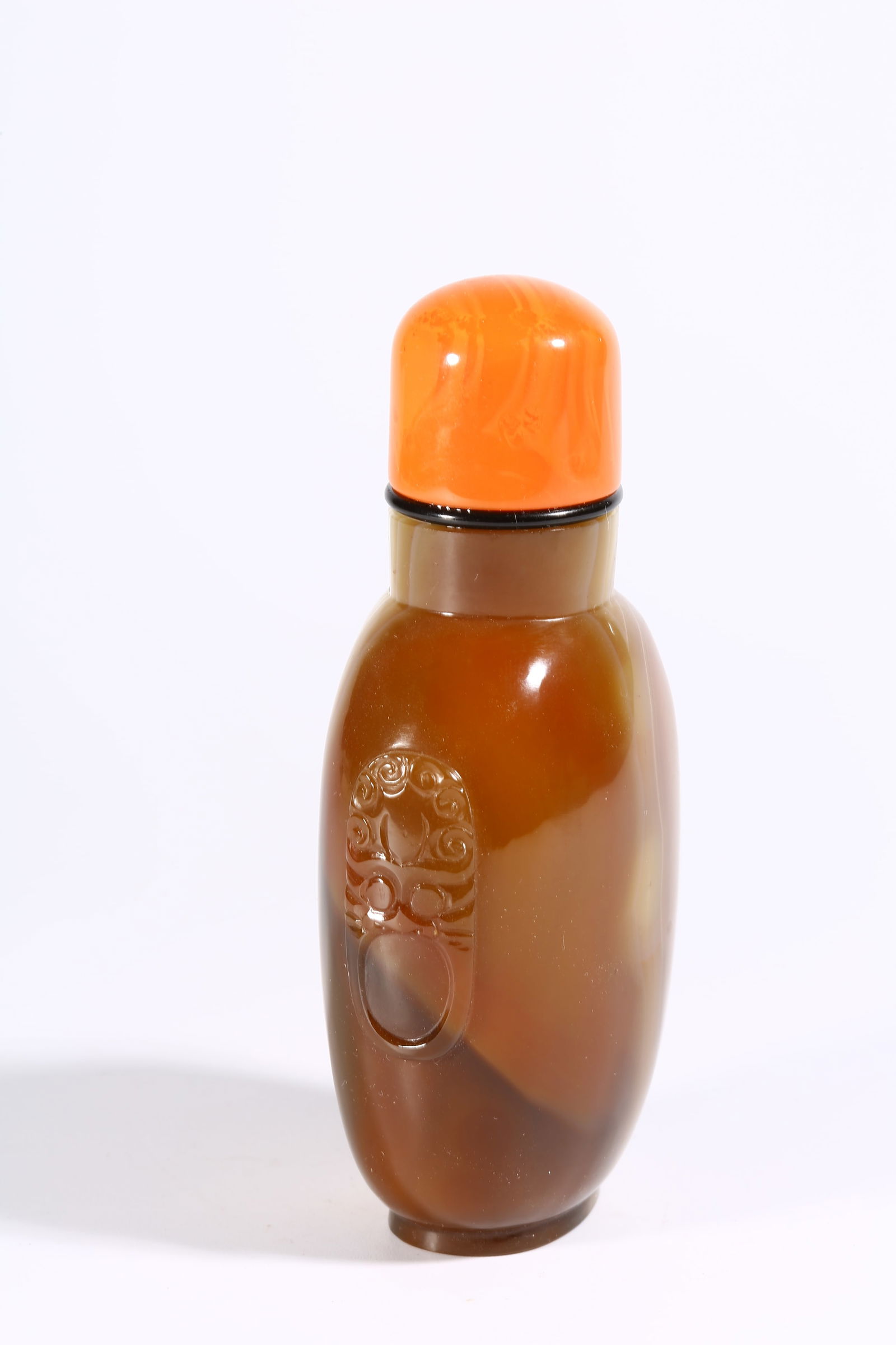 A AGATE SNUFF BOTTLE - 7