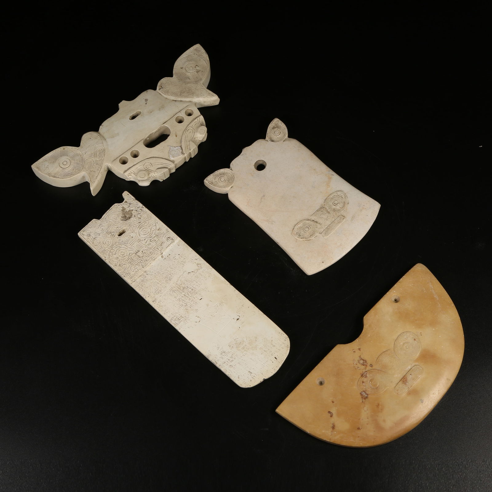 A SET OF ANCIENT JADE LIANGZHU CULTURE ARTIFACTS (1 of 9)