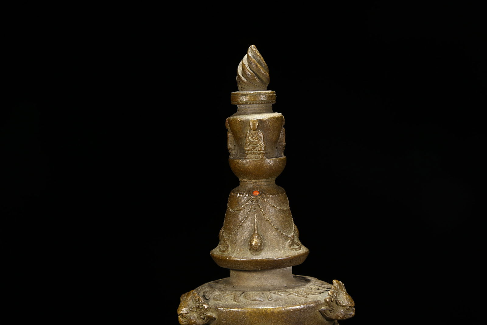 A BRONZE STUPA - 2