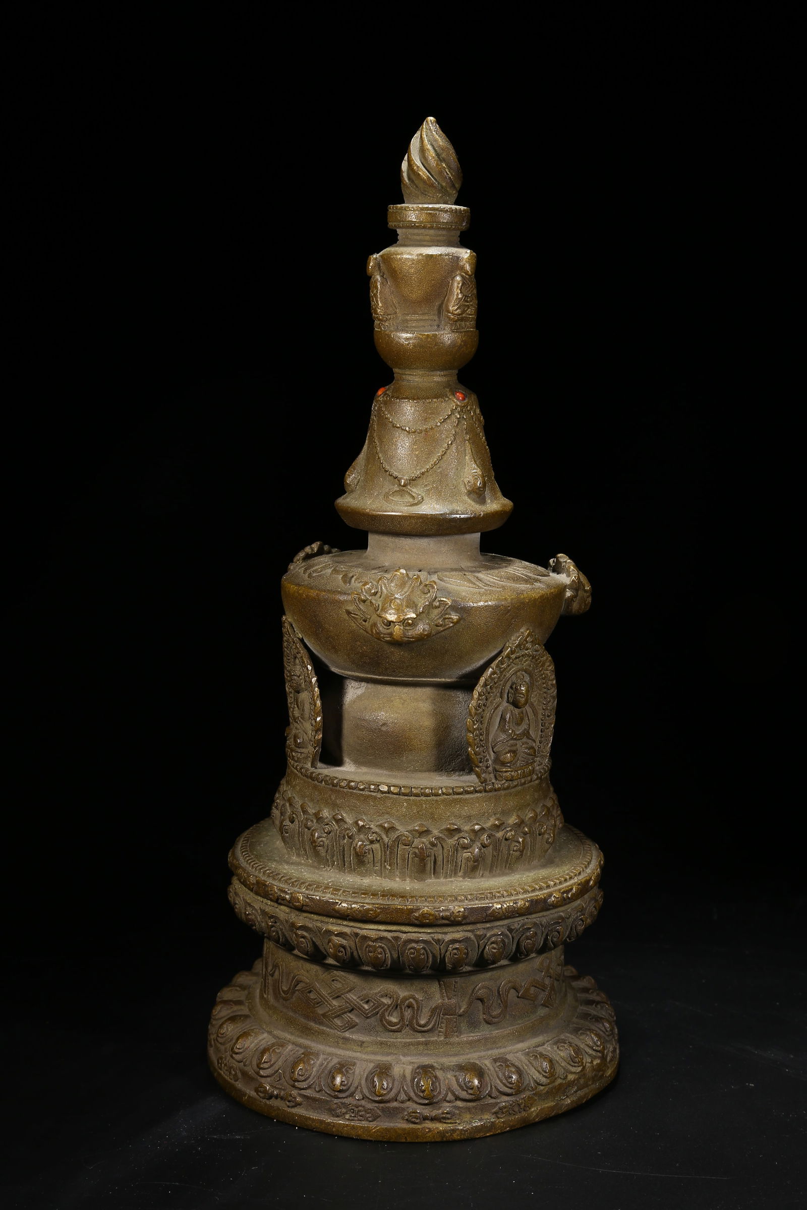 A BRONZE STUPA - 5