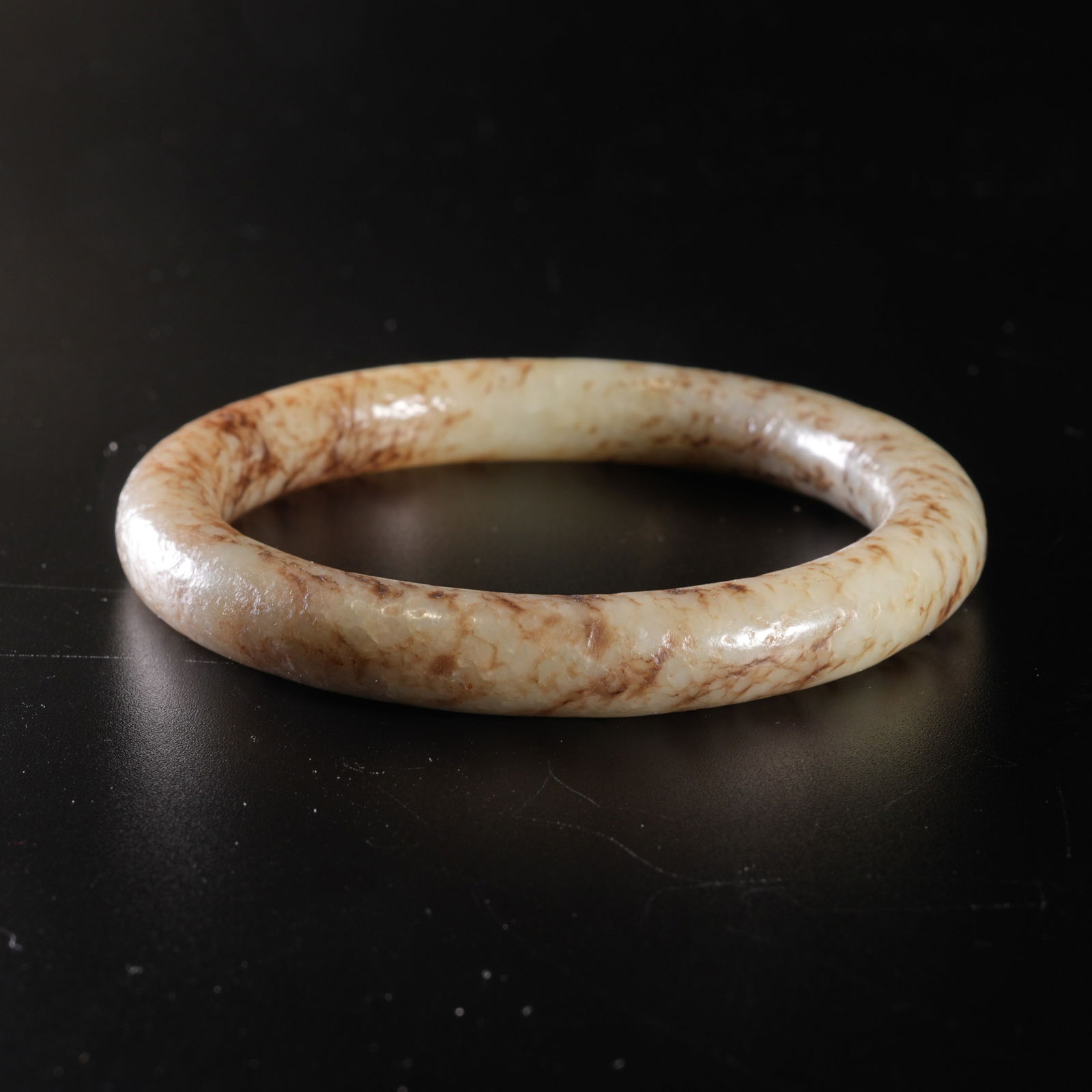 A HETIAN JADE BANGLE - 4