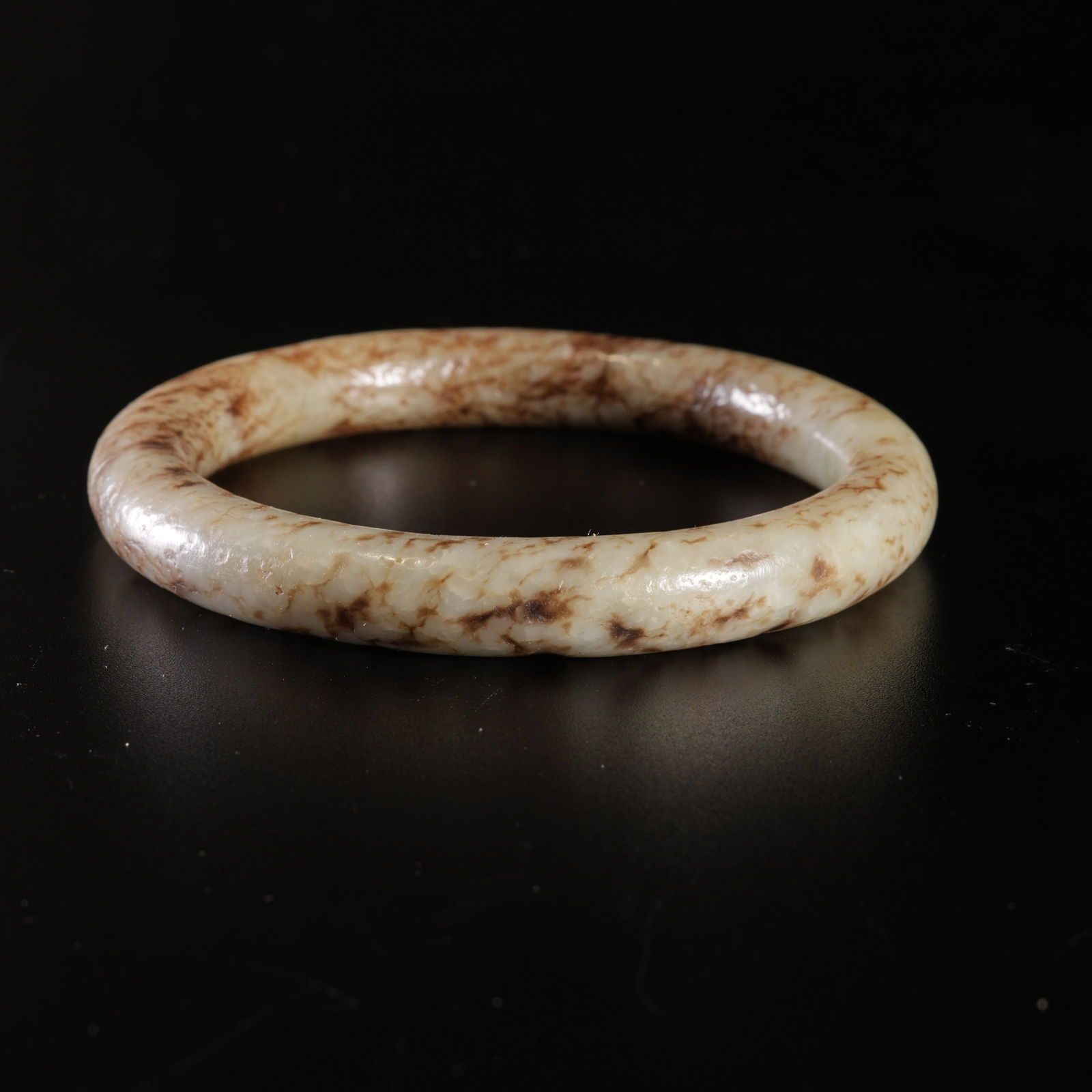 A HETIAN JADE BANGLE - 5