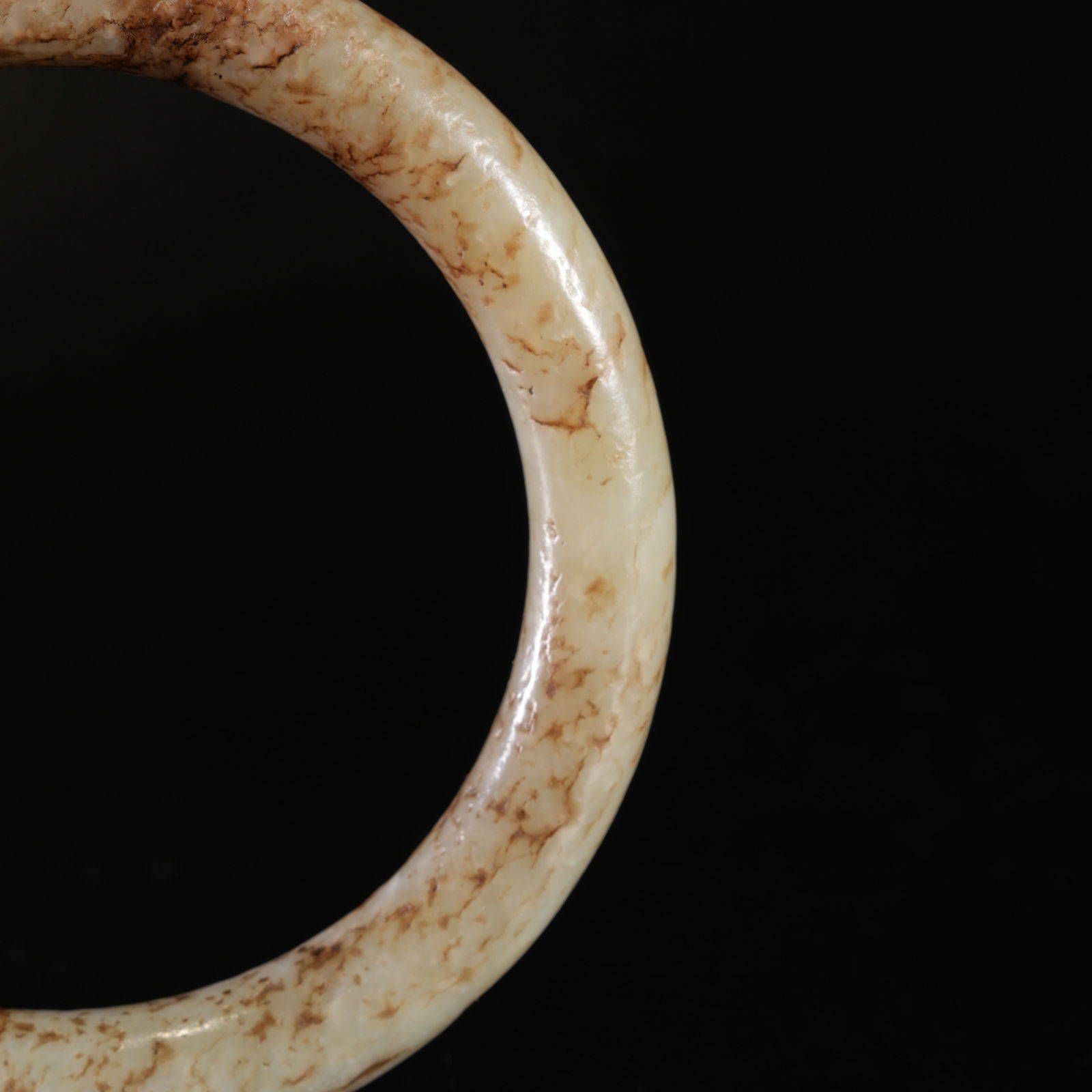 A HETIAN JADE BANGLE - 7