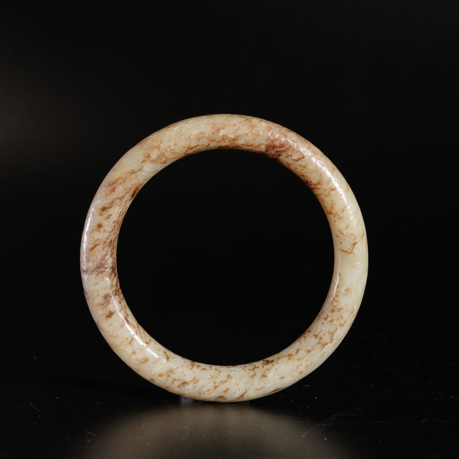 A HETIAN JADE BANGLE - 9