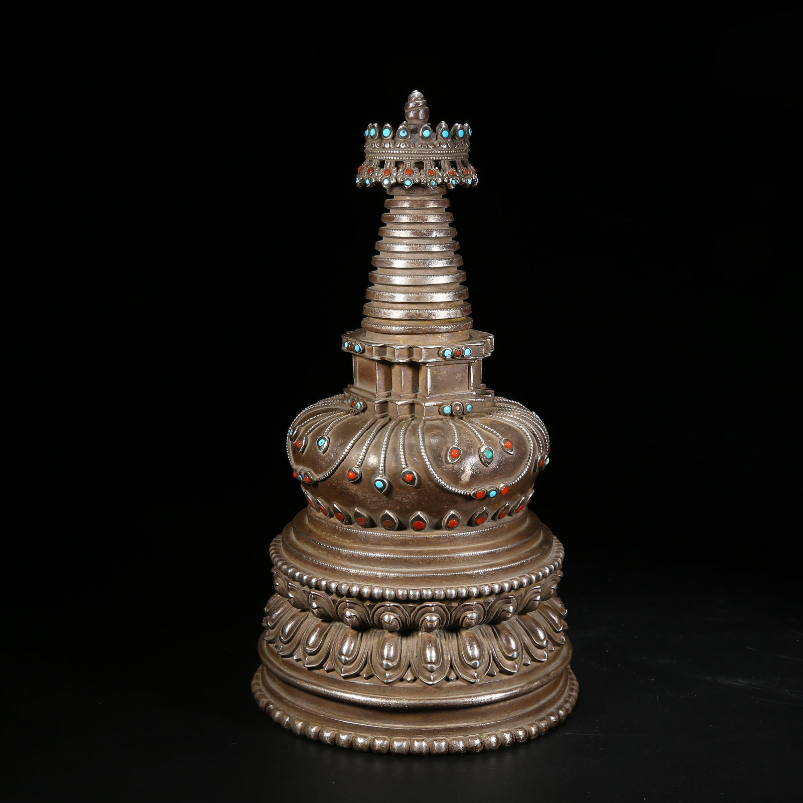 A SILVER STUPA (1 of 9)