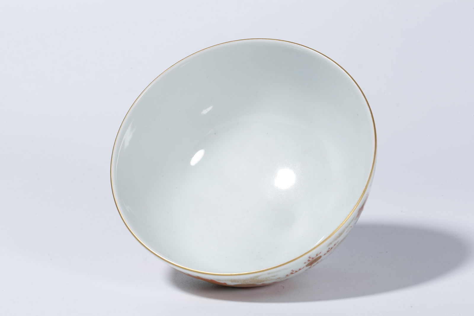 A UNDERGLAZE RED FIVE-DRAGON CUP (PAIR) - 8